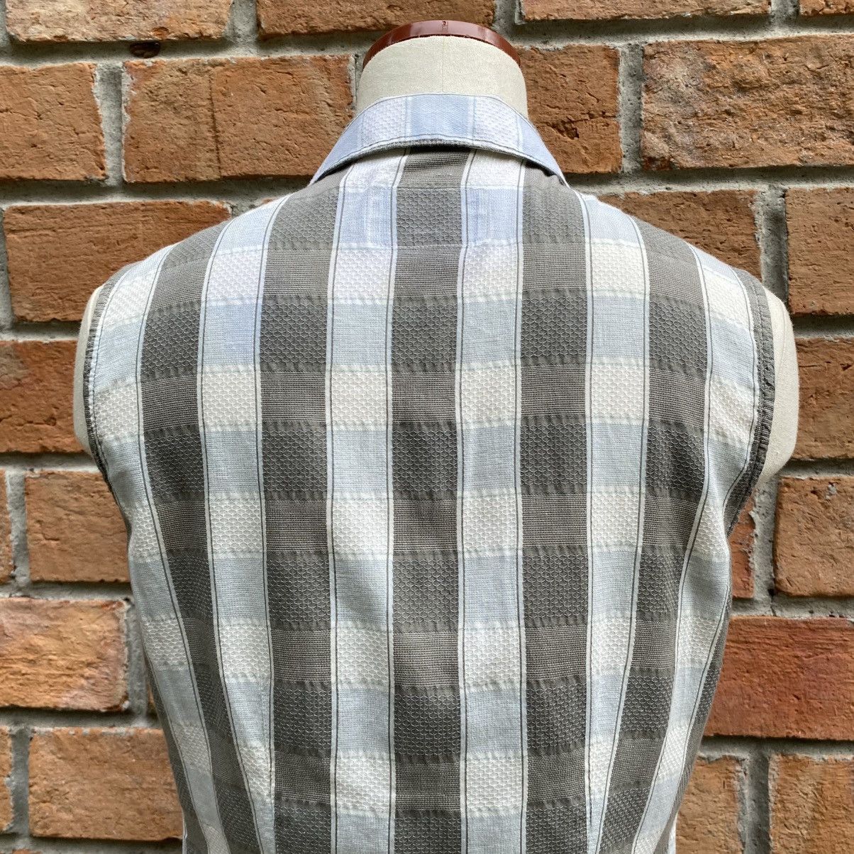 Armani ARMANI JEANS Sleeveless Check Shirt Size M / US 6-8 / IT 42-44 - 20 Thumbnail