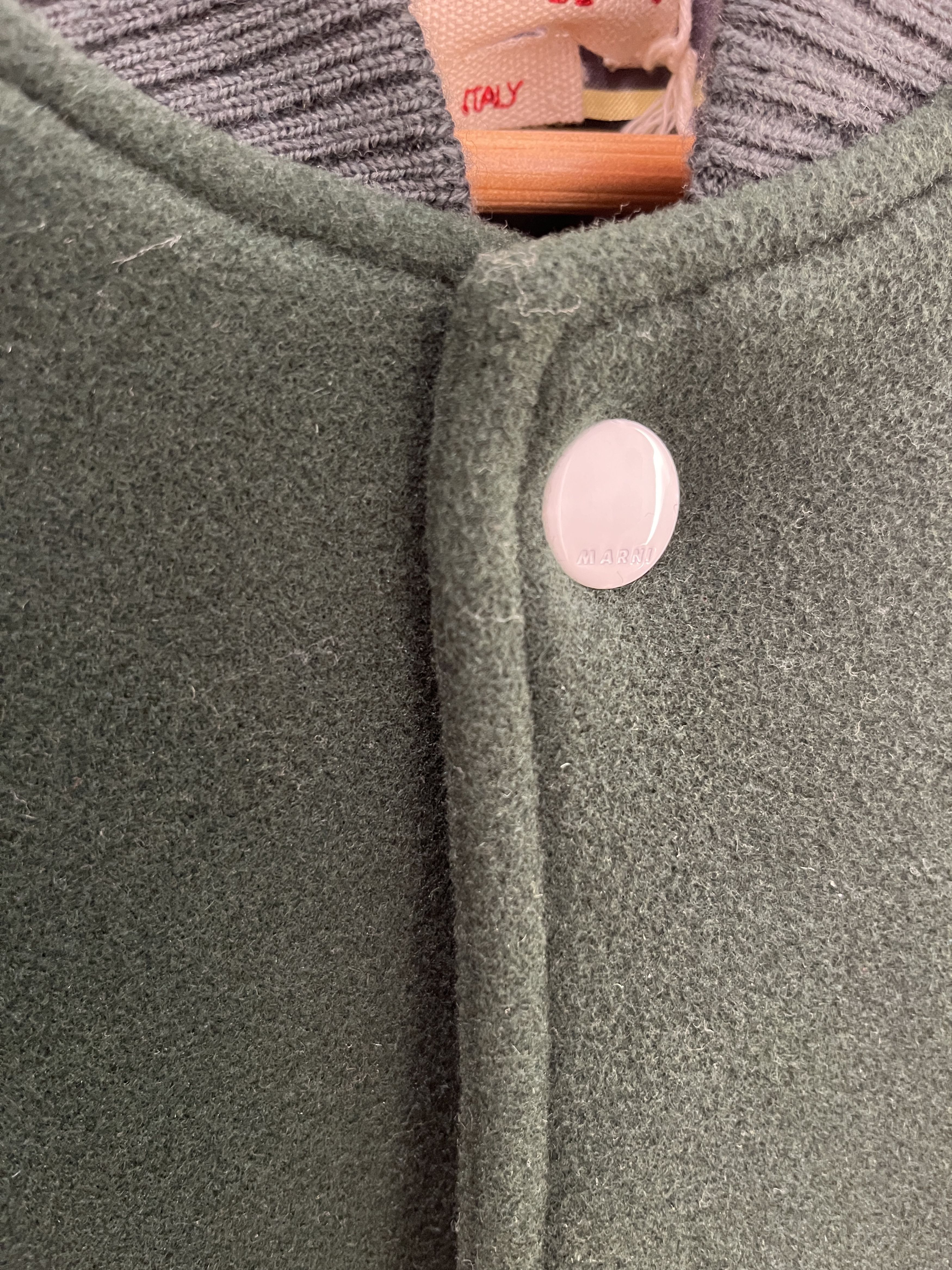 🇮🇹 Marni Felt and Leather Bomber Jacket