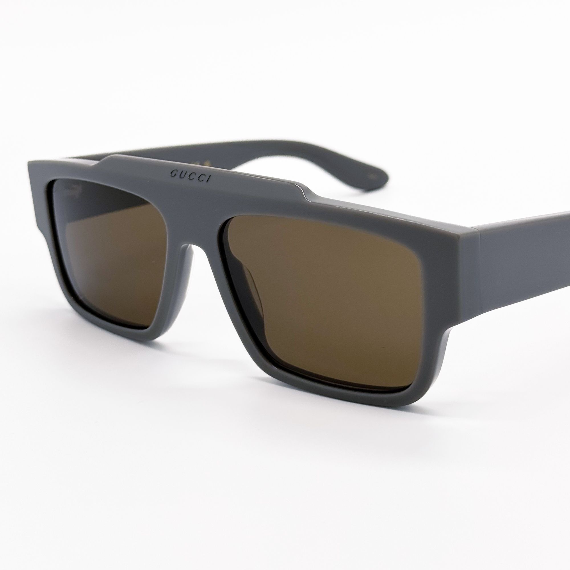 Gucci NEW GG1460S 003 GUCCI UNISEX GRAY BROWN SUNGLASSES GUCCI Size ONE SIZE - 6 Thumbnail