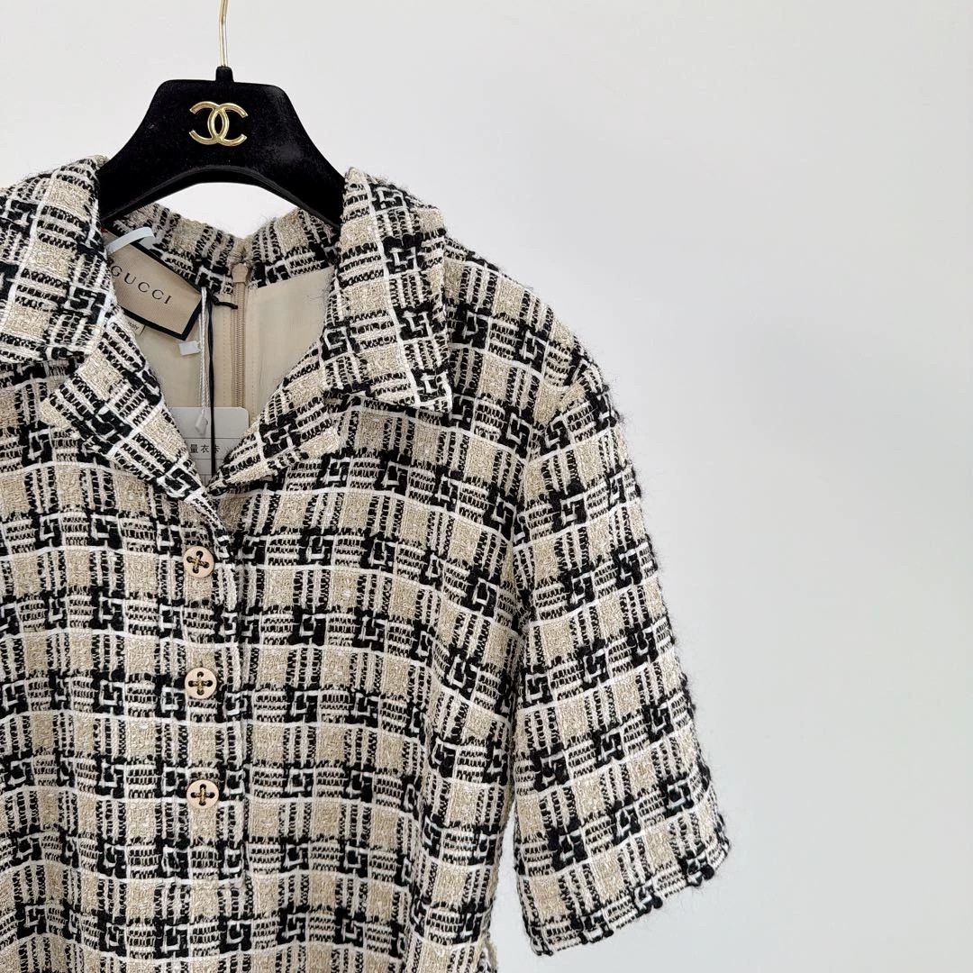 Gucci Gucci GG check dress 42 with tags 4487 Size M / US 6-8 / IT 42-44 - 4 Thumbnail