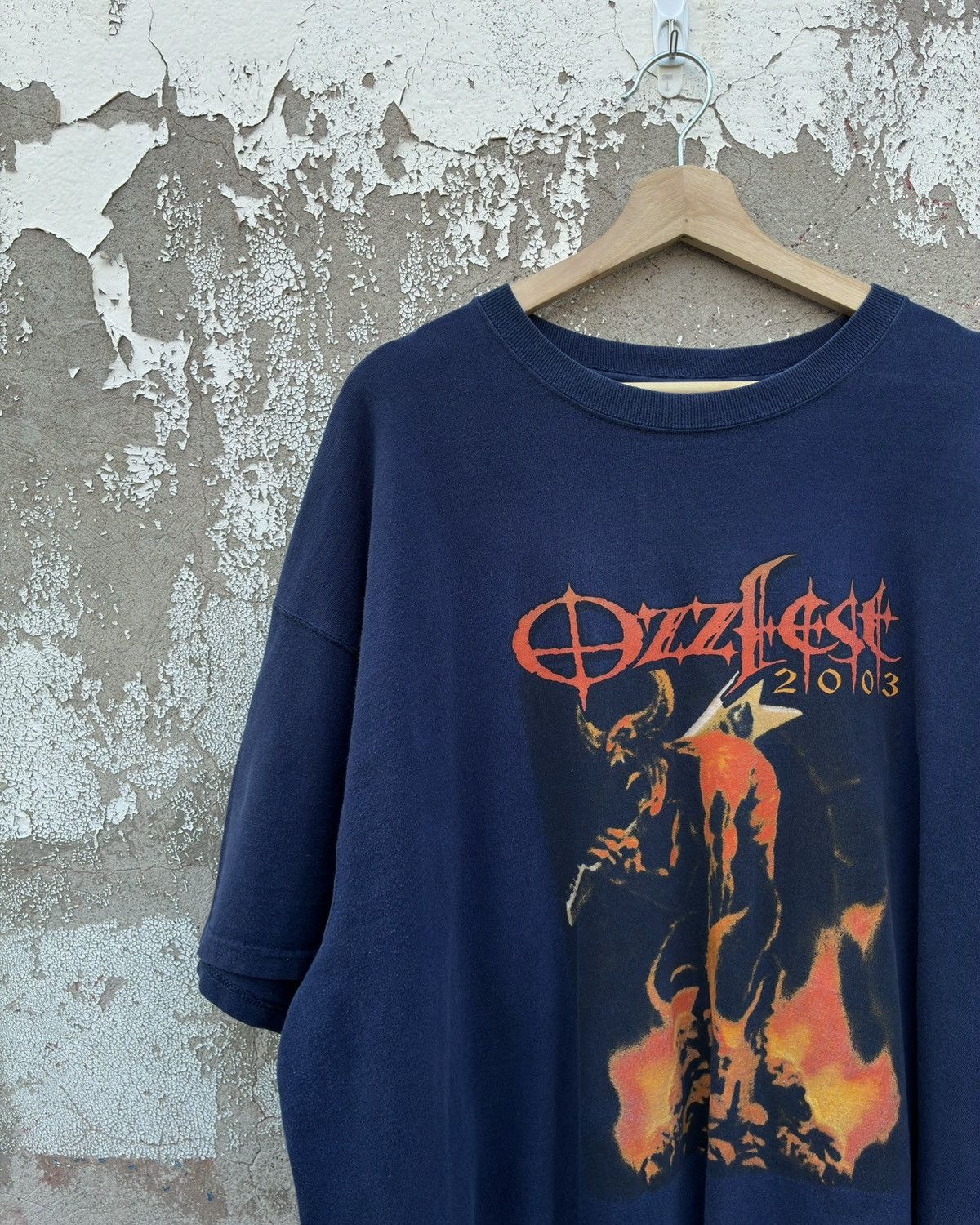 Band Tees Vintage 2003 Distressed Ozzfest Ozzy Osbourne Tee Size US XXL / EU 58 / 5 - 1 Thumbnail