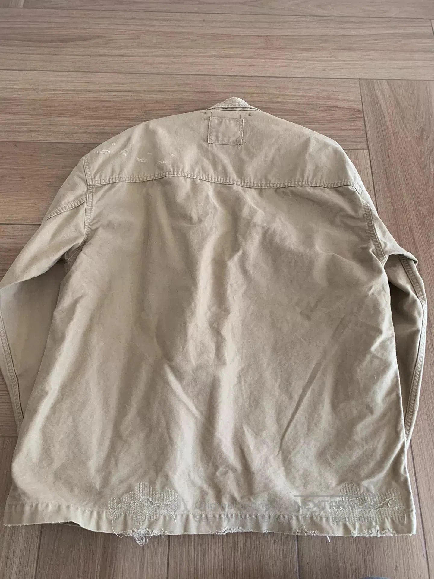Madness Beige Cargo Jacket with Multiple Pockets - XL. Size US XL / EU 56 / 4 - 2 Thumbnail