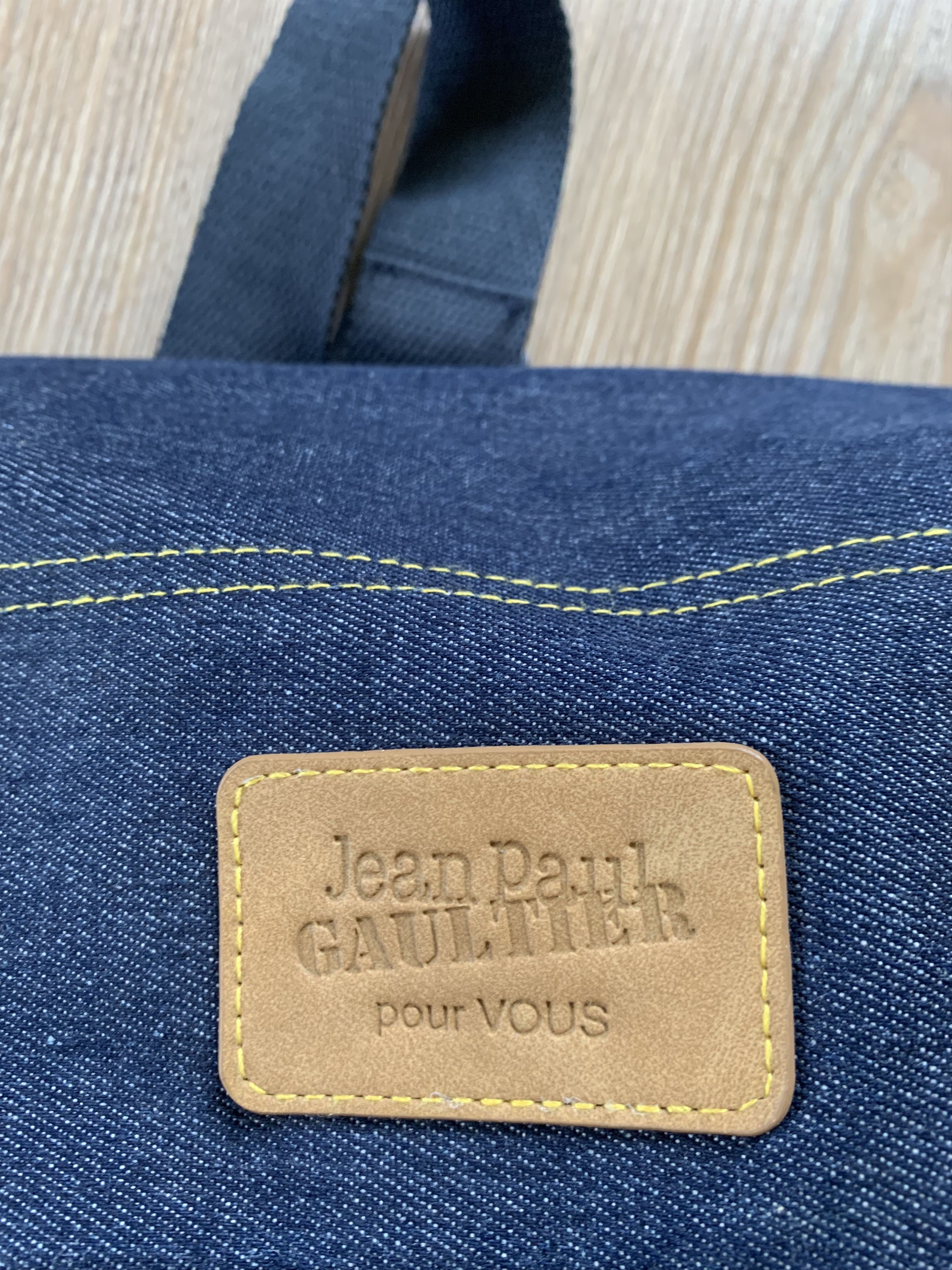 Jean Paul Gaultier Jean Paul Gaultier Denim Backpack Bag Size ONE SIZE - 8 Thumbnail