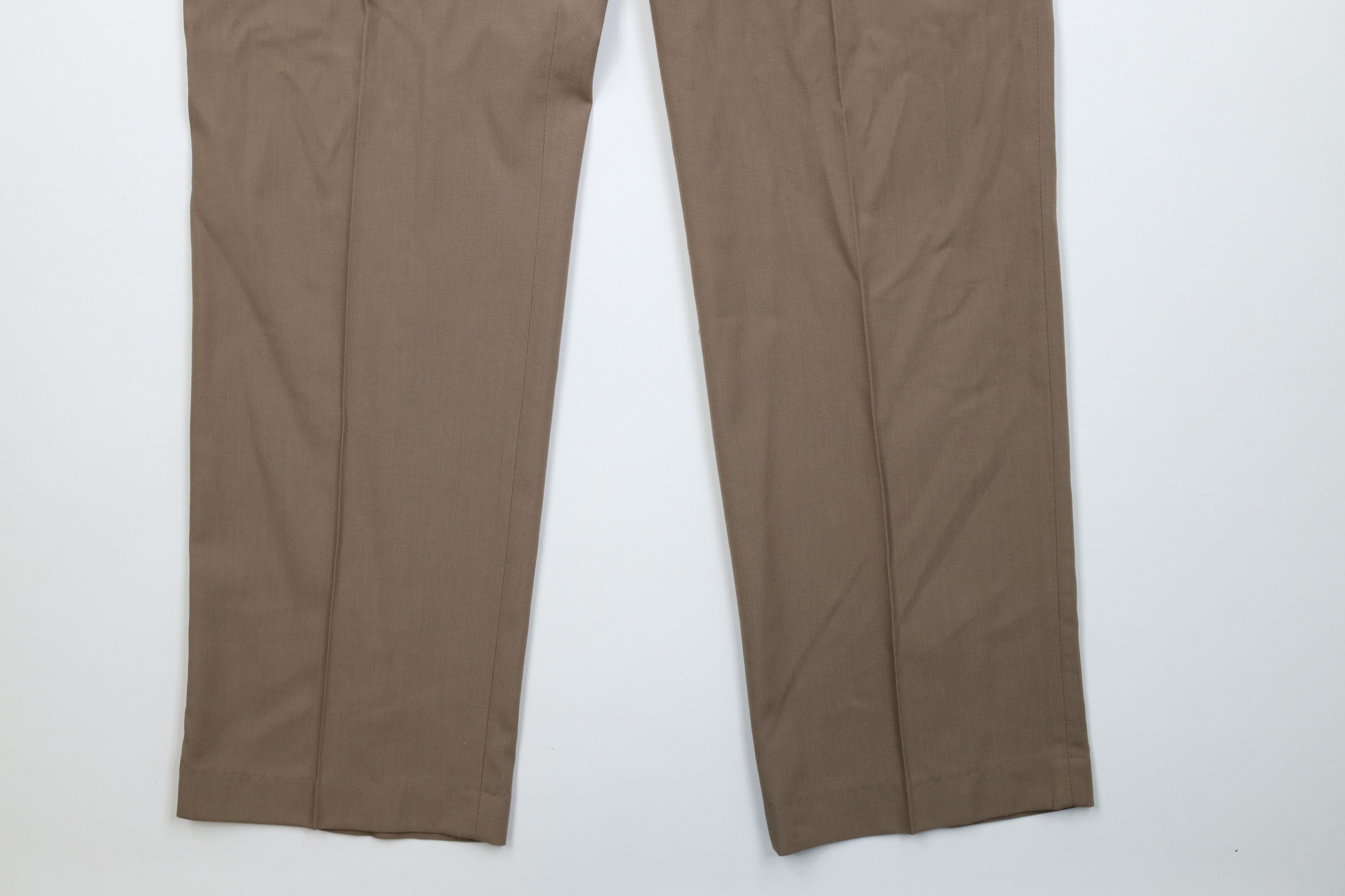 Vintage Vintage 90s Streetwear Wool Blend Knit Wide Leg Chino Pants Size US 36 / EU 52 - 5 Thumbnail