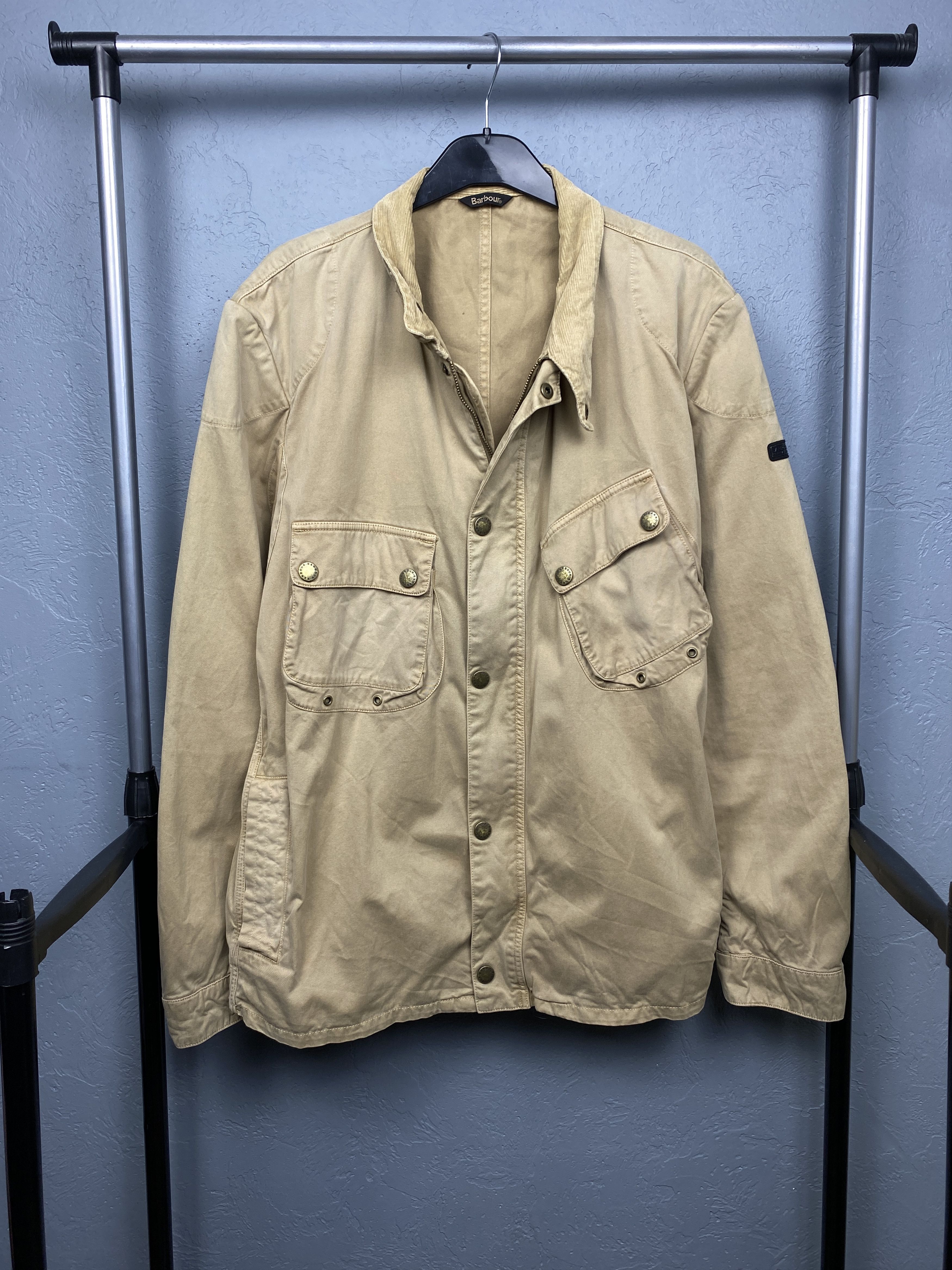Barbour × Vintage Barbour International Vintage Mens Cotton Jacket Size US XXL / EU 58 / 5 - 1 Thumbnail