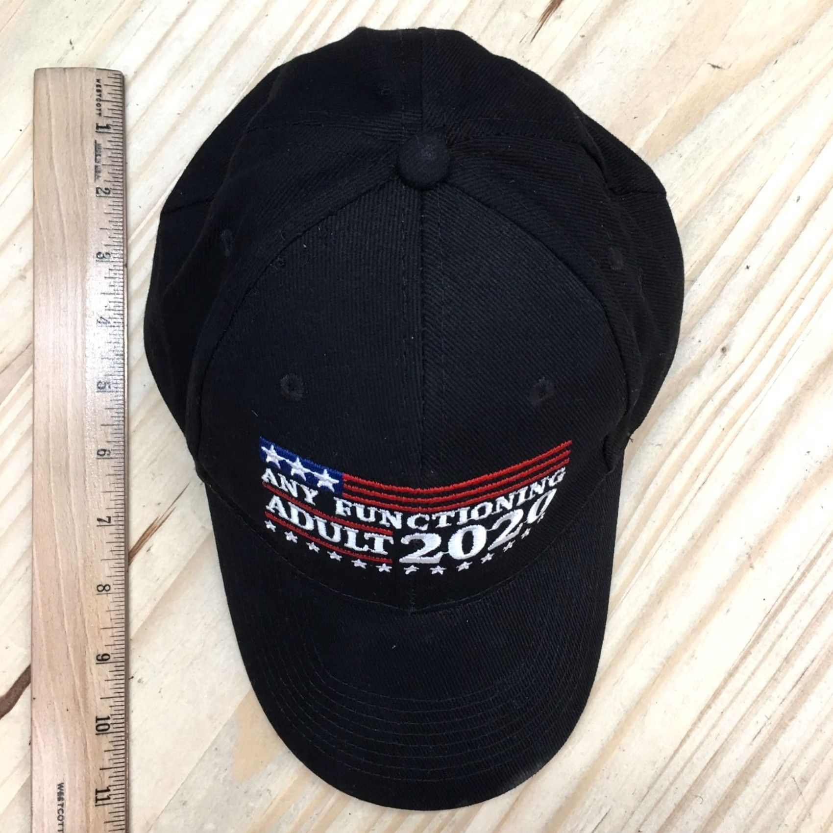 Vintage Trump Biden Election 2020 Baseball Cap Mens Black OS Adjustable Embroidered Size ONE SIZE - 3 Thumbnail