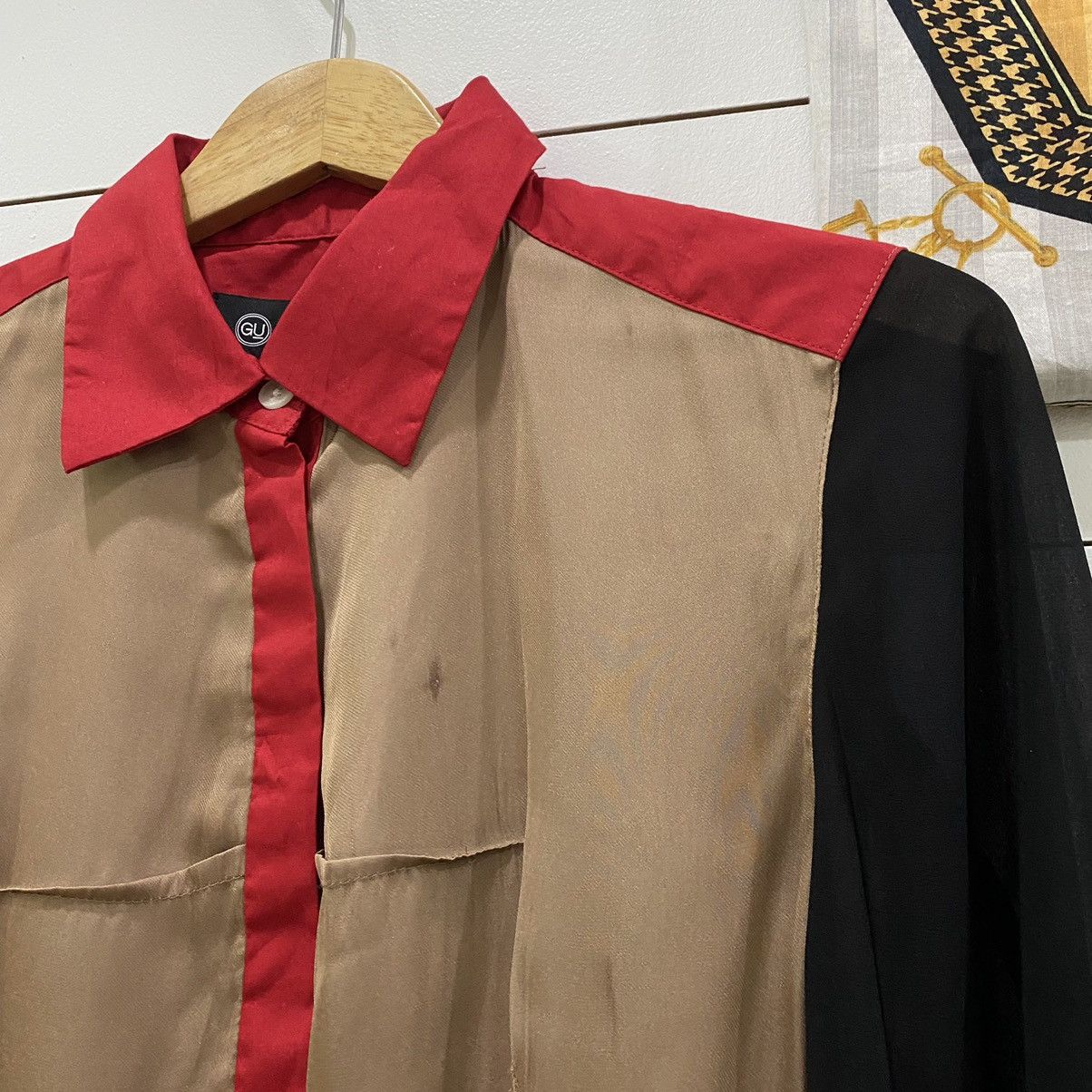 GU GU x Undercover Womens Combination Blouse Size US L / EU 52-54 / 3 - 3 Thumbnail