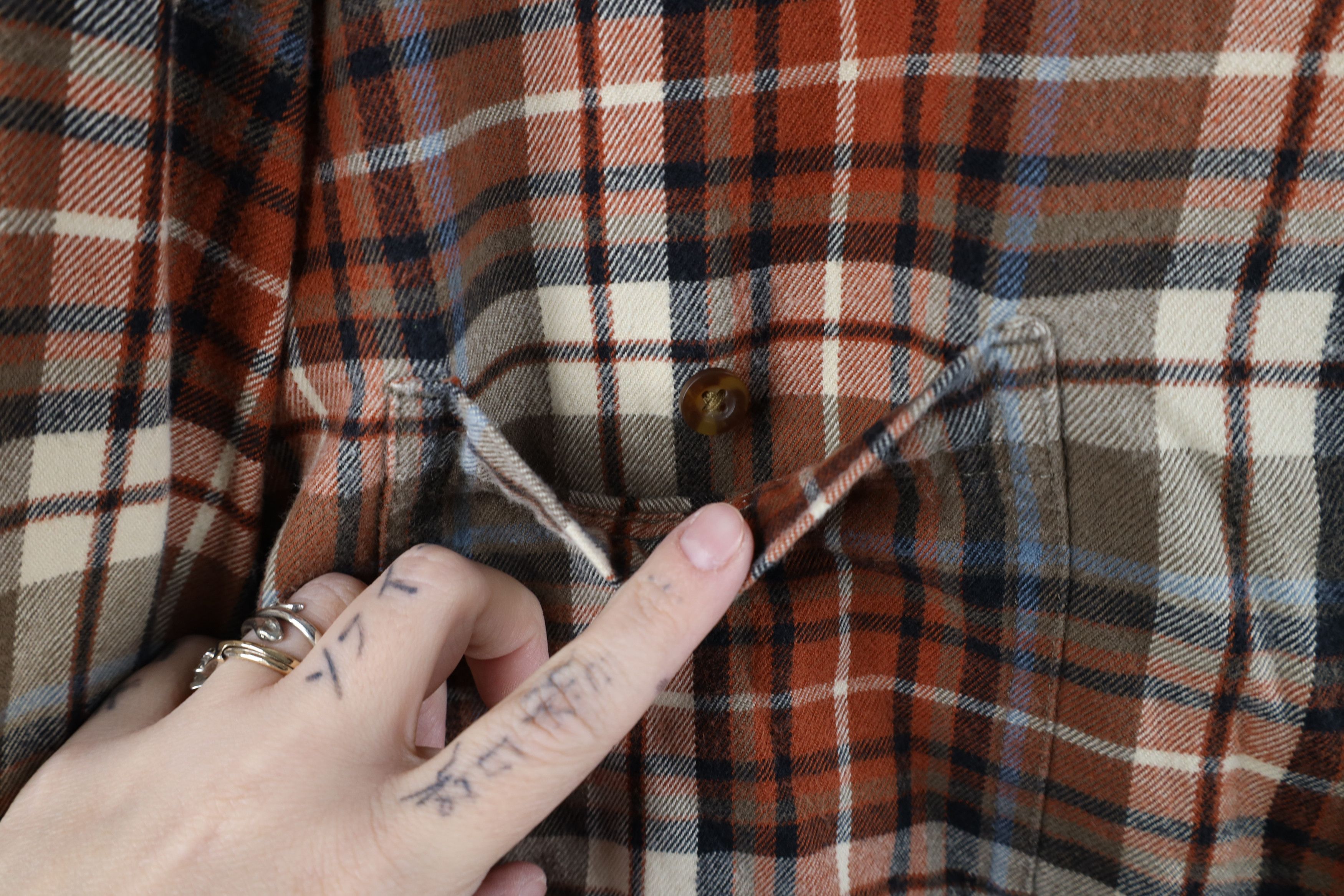 Carhartt Vintage Carhartt Flannel Collared Button Down Shirt Plaid Size US XXL / EU 58 / 5 - 5 Thumbnail