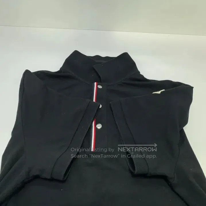 Moncler Moncler Men's Solid Logo Badge Polo Shirt. Size US L / EU 52-54 / 3 - 3 Thumbnail
