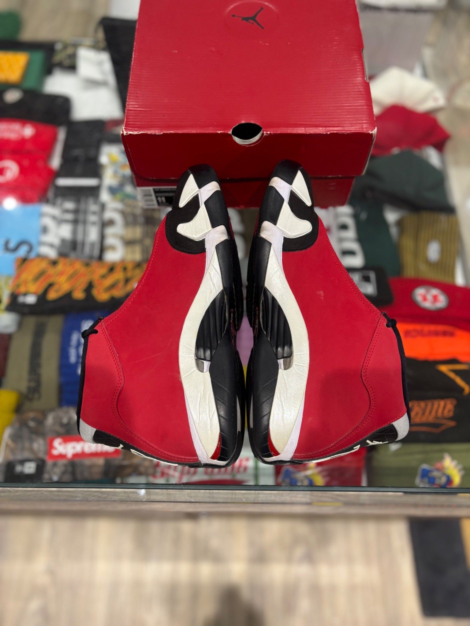 Jordan Brand Jordan 14 Gym Red Toro Size US 11 / EU 44 - 5 Thumbnail
