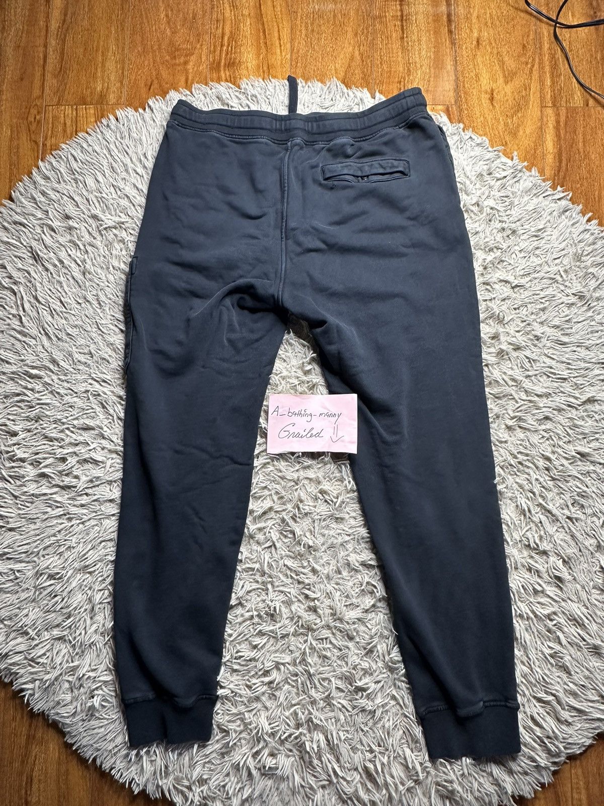 Stone Island Stone Island Sweatpants (Black/Large) Size US 34 / EU 50 - 11 Thumbnail