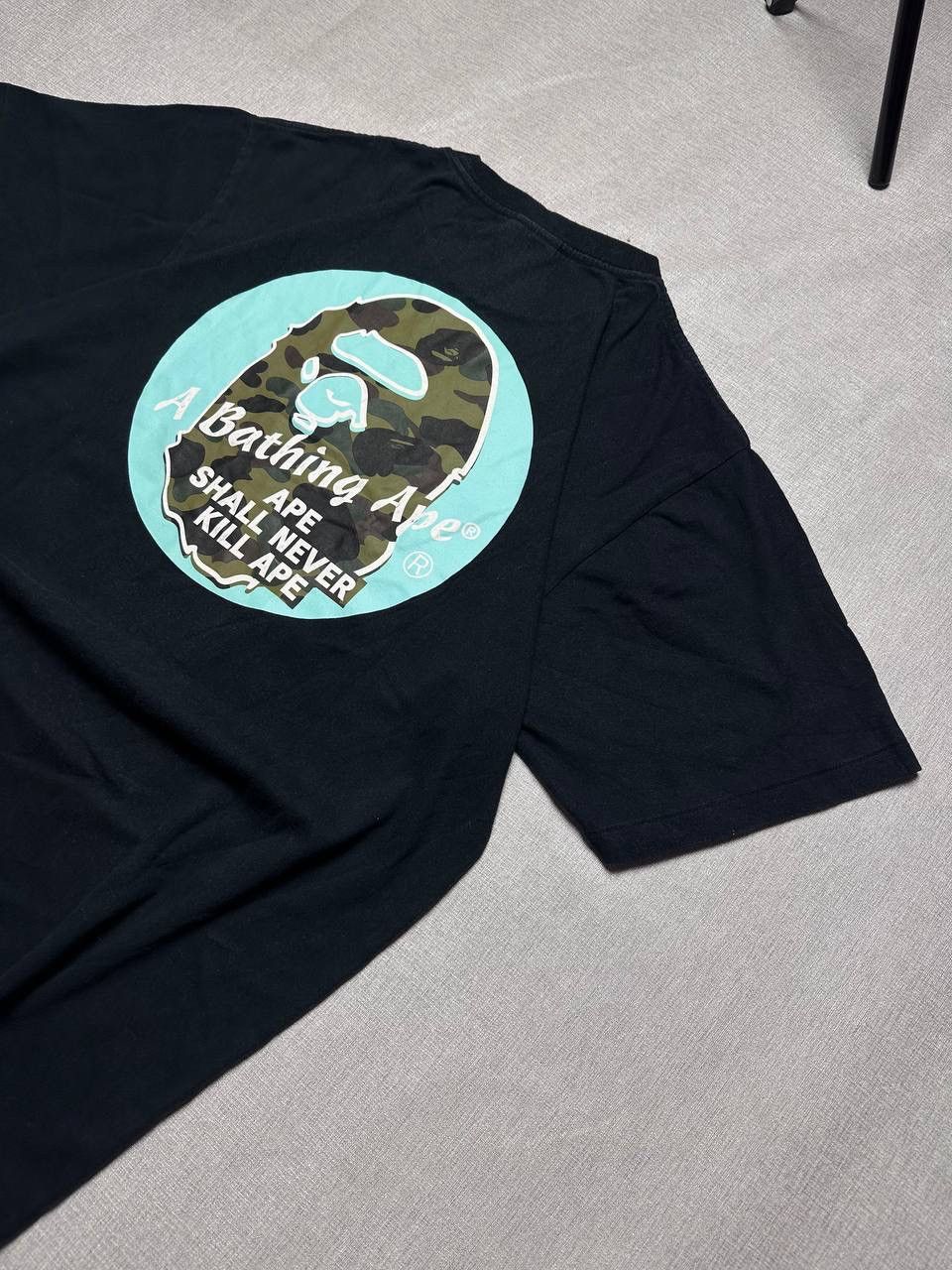Bape BAPE Ape Shall Never Kill Ape Ape Head Tee Black Size US L / EU 52-54 / 3 - 4 Thumbnail