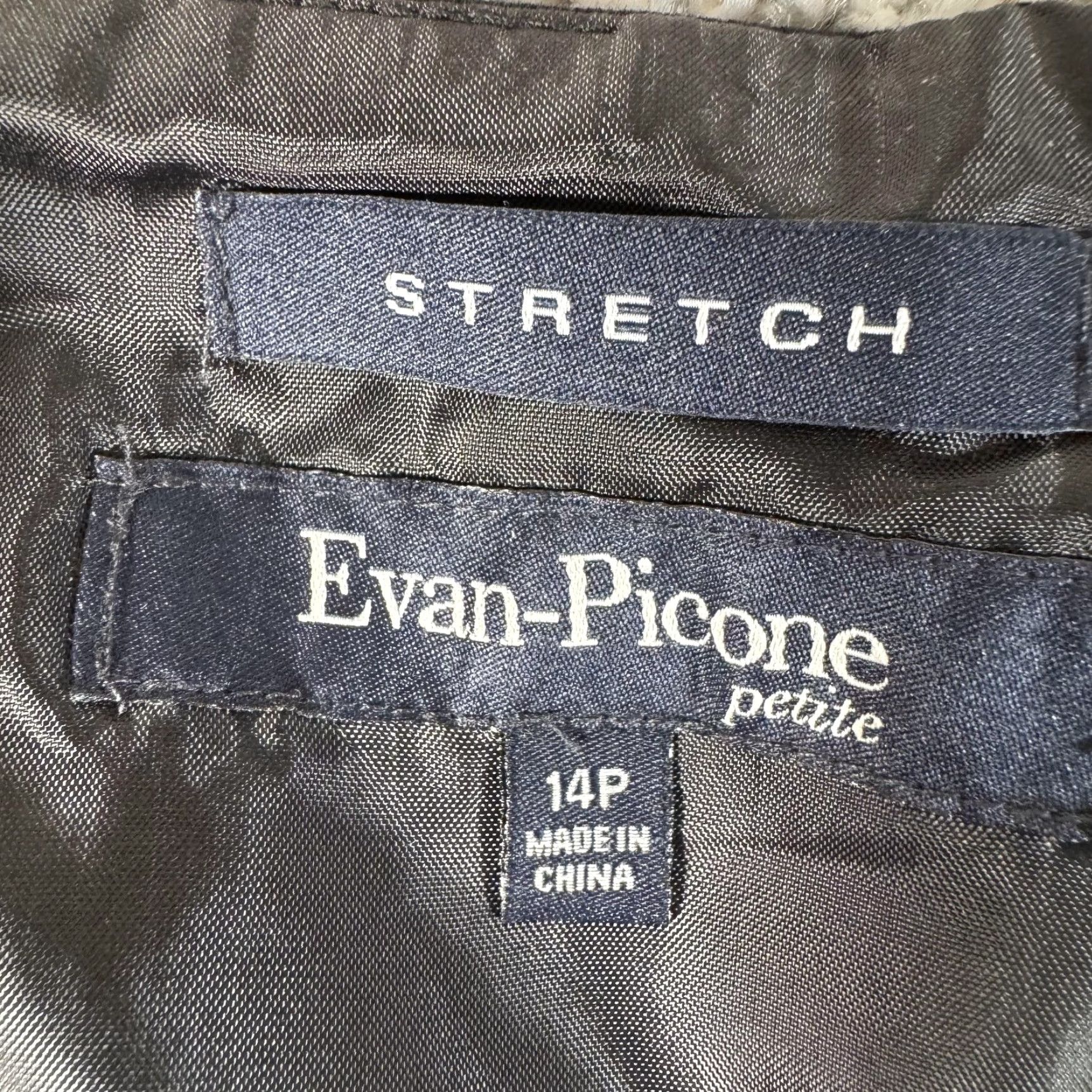 Evan Picone Evan-Picone Skirt Size 14P Petite Stretch Core Suiting Minimalist Career Classic Size 36" / US 14 / IT 50 - 6 Thumbnail
