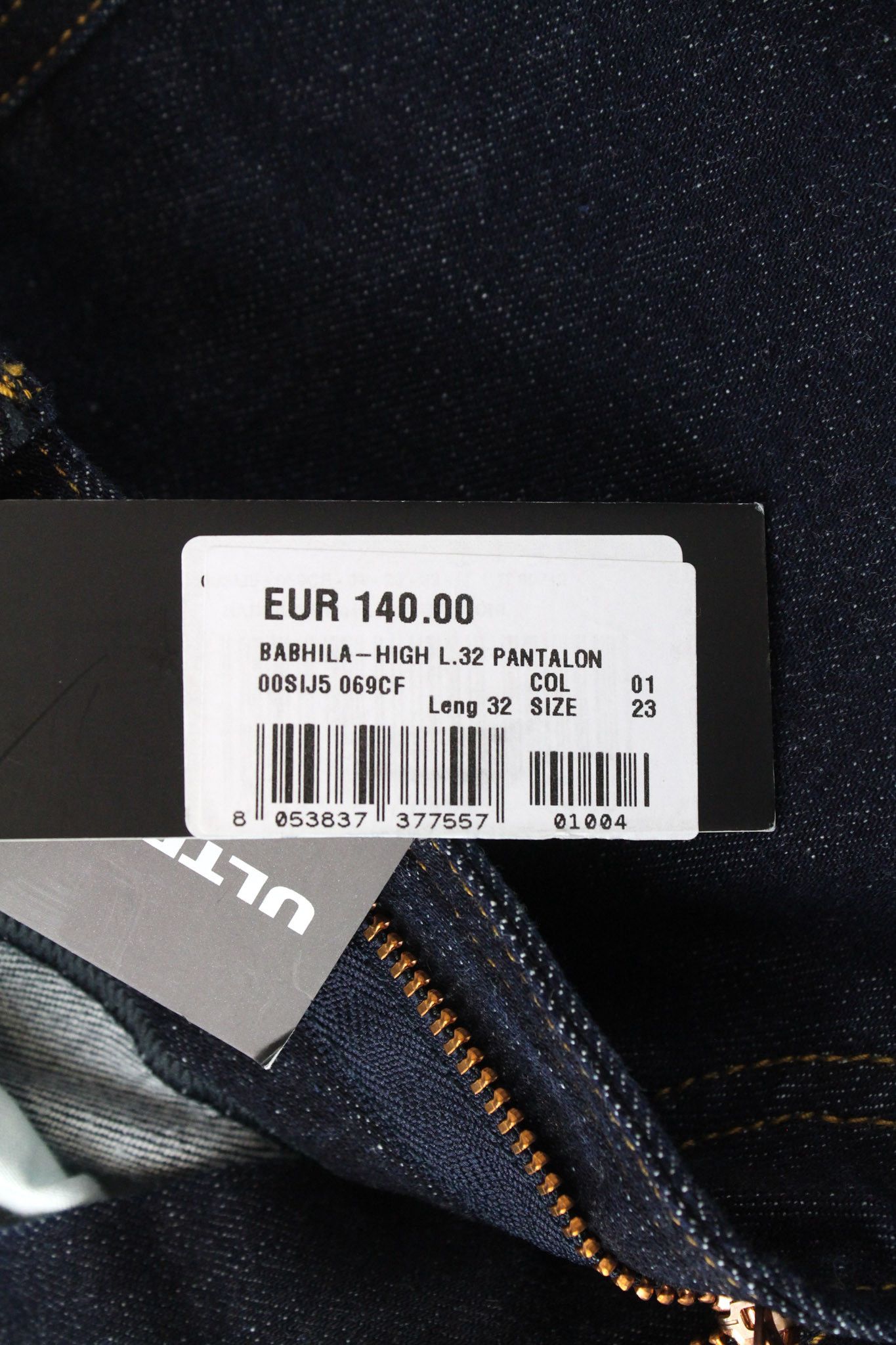 Diesel BABHILA-HIGH 069CF W23/L32 Girls Blue Jeans 71255 Size 23" - 7 Thumbnail