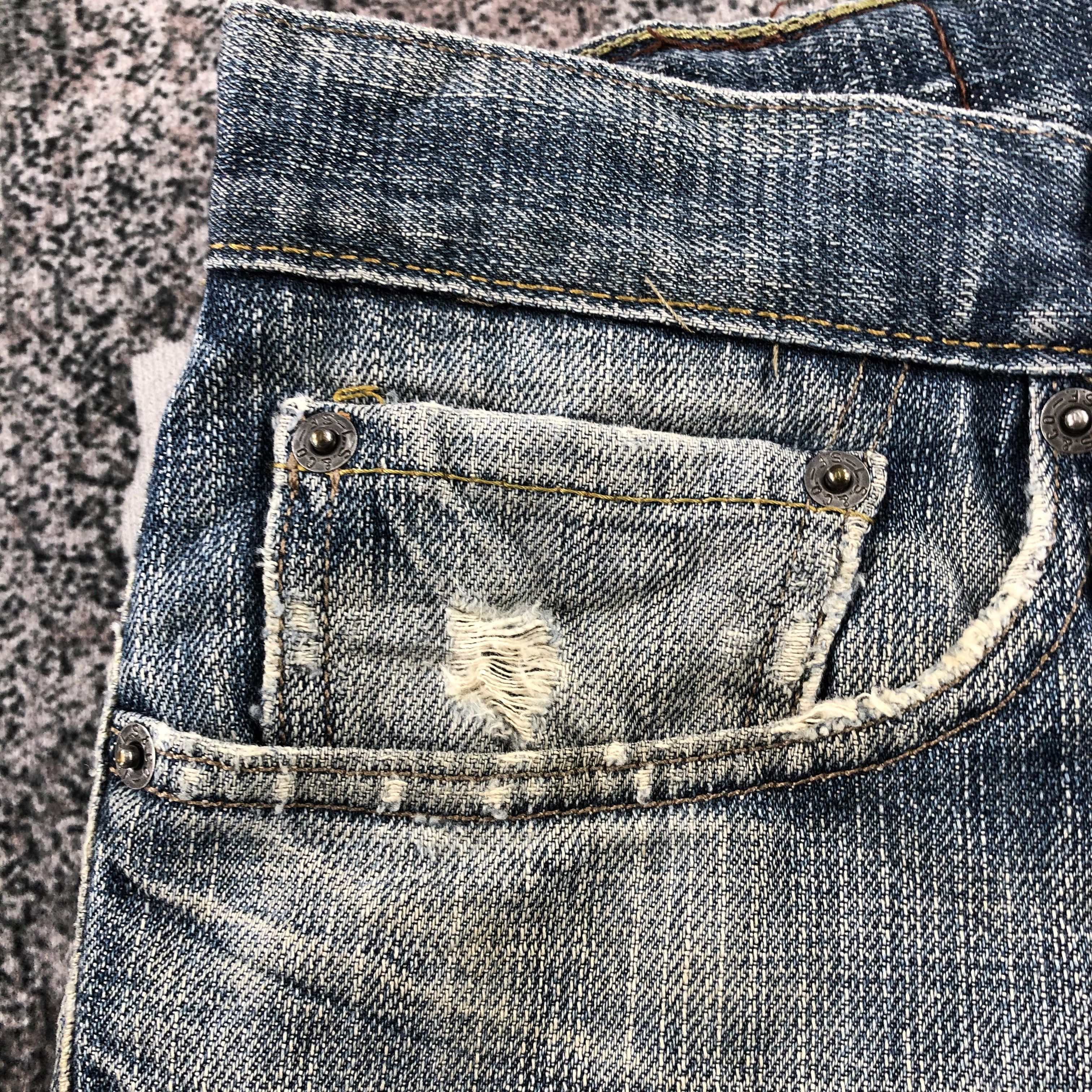 Levi's Vintage Levi's 539 Jeans Rusty Faded Blue Denim KJ1028 Size US 33 - 12 Thumbnail