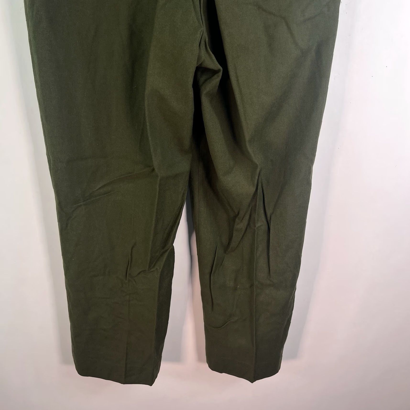 Vintage VINTAGE US Military M-1951 Wool Field Trousers Pants Mens Small Short 32x28 Green Wool Field Trouser Chino Army 1950s Mens Size US 29 - 7 Thumbnail