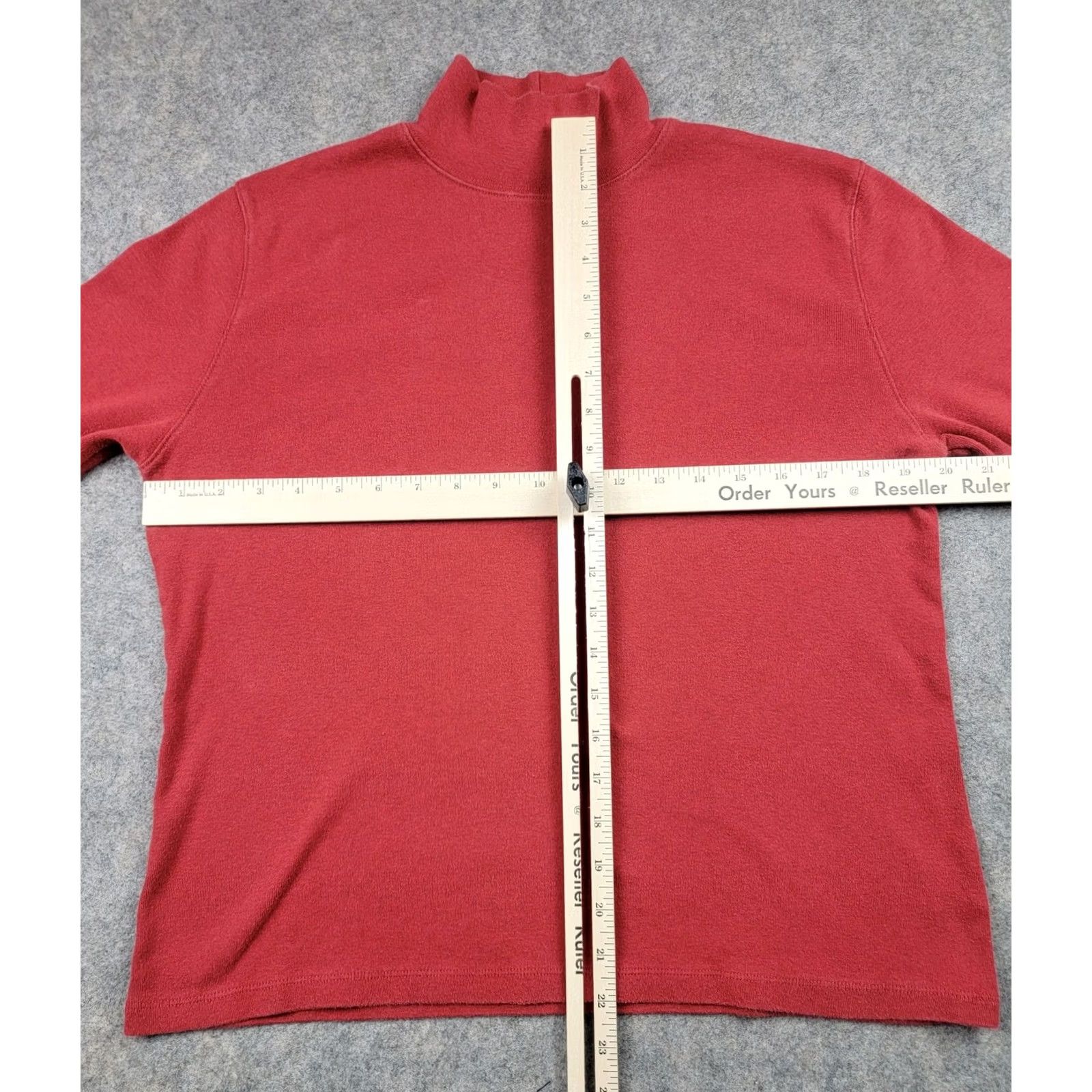 Pendleton Pendleton Sweater Womens Large Mock Neck Pullover Long Sleeve Red Pullover Knit Casual Size L / US 10 / IT 46 - 7 Thumbnail