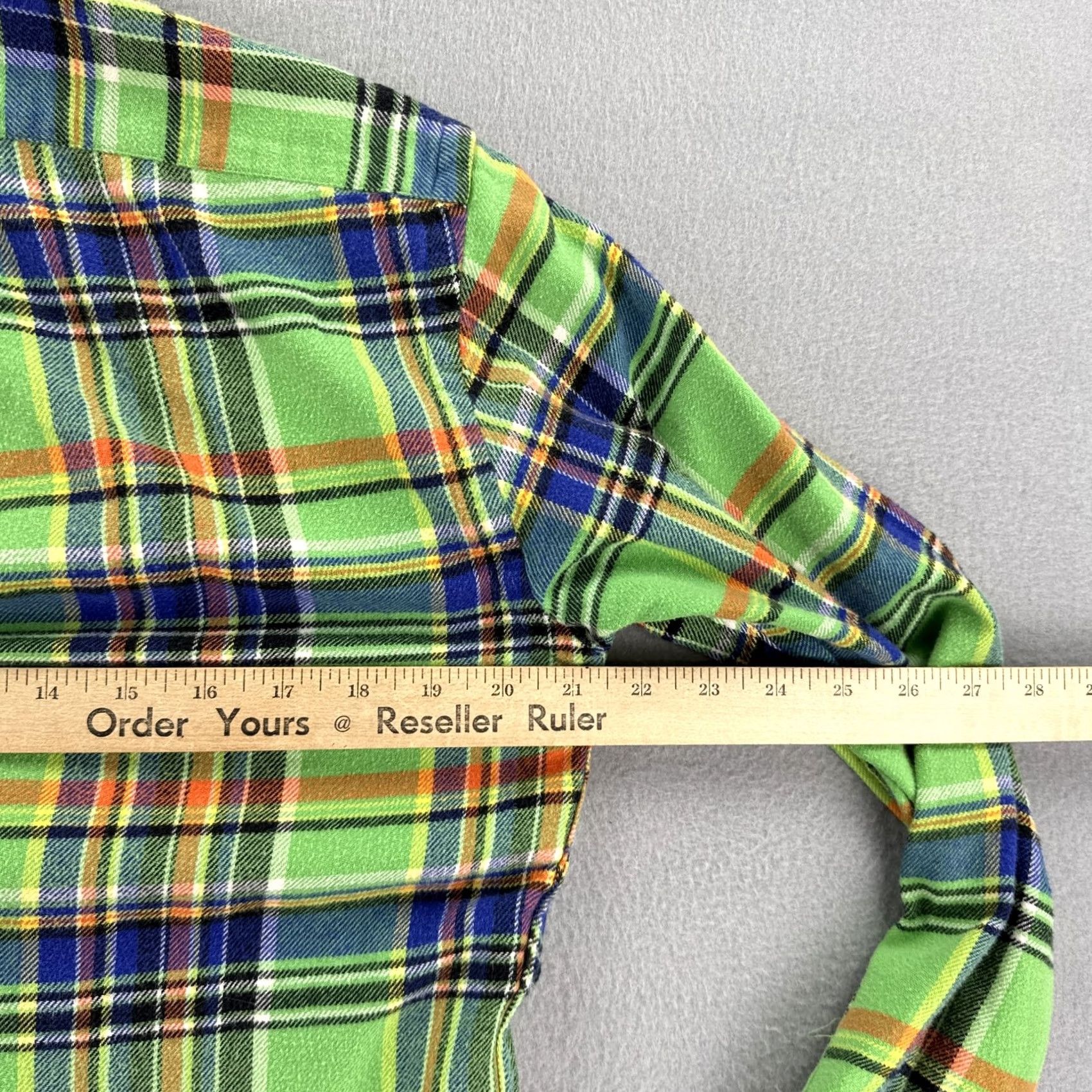 Ralph Lauren VINTAGE Ralph Lauren Shirt Mens S Plaid Flannel Button Down Long Sleeve Classic Fit Size US S / EU 44-46 / 1 - 4 Thumbnail