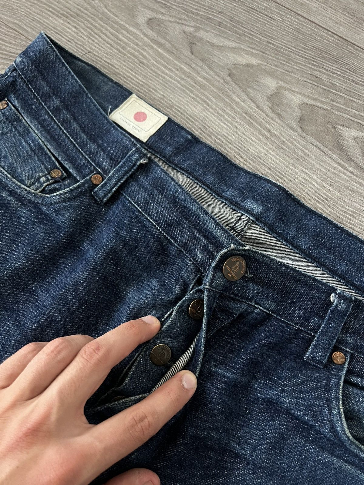 Han Kjobenhavn Han Kjobenhavn Japan Denim Salvage Premium Jeans Size US 36 / EU 52 - 10 Thumbnail