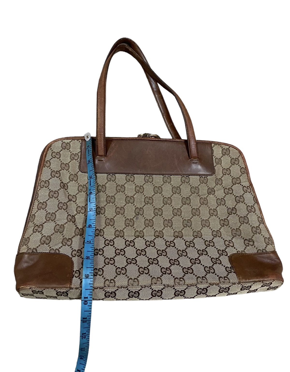 Gucci Vtg🔥Authentic Gucci GG Canvas Handbag Size ONE SIZE - 20 Thumbnail