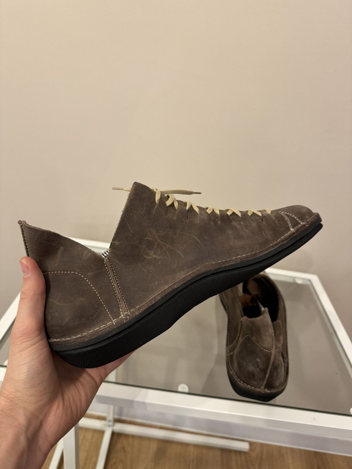 Other Loints of Holland hand made shoes leather lace up Size US 11.5 / EU 44-45 - 7 Thumbnail