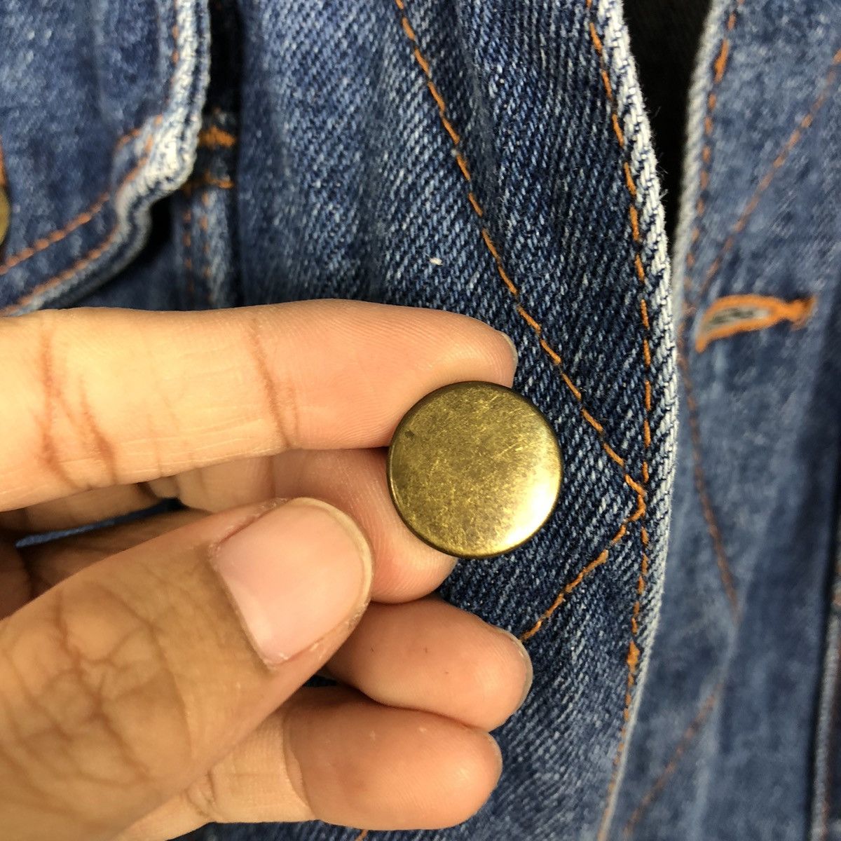 Hysteric Glamour 📌Vintage Biker Denim Jacket Hook Angel Multi Pocket Size US M / EU 48-50 / 2 - 17 Thumbnail