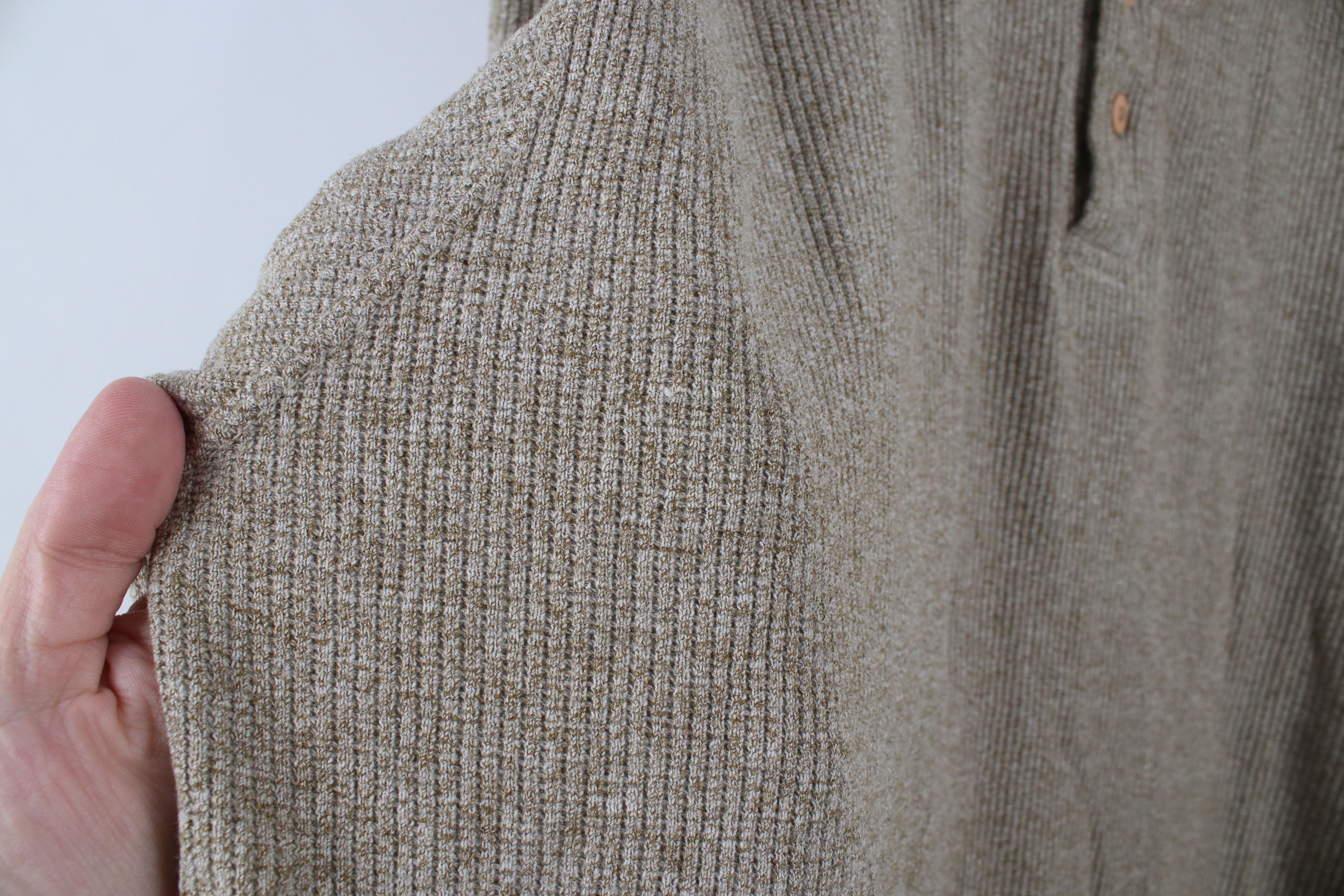 Vintage Vintage 90s Streetwear Thermal Ribbed Knit Henley T-Shirt Size US XL / EU 56 / 4 - 4 Thumbnail