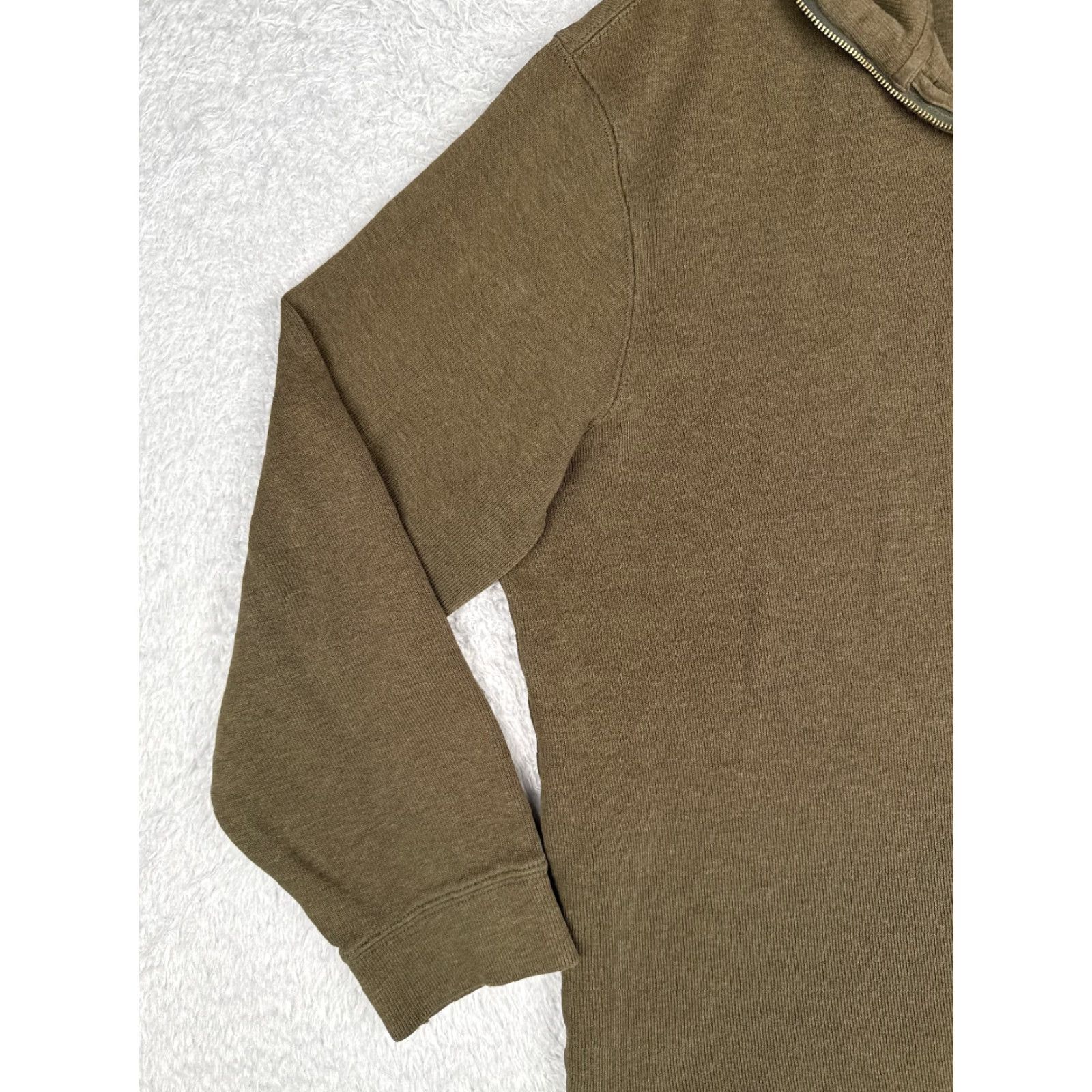 Polo Ralph Lauren Polo Ralph Lauren Sweater Men XL Brown 1/4 Zip Mock Neck 100% Cotton Pullover Knit Subtle Embroidered Logo Size US XL / EU 56 / 4 - 3 Thumbnail