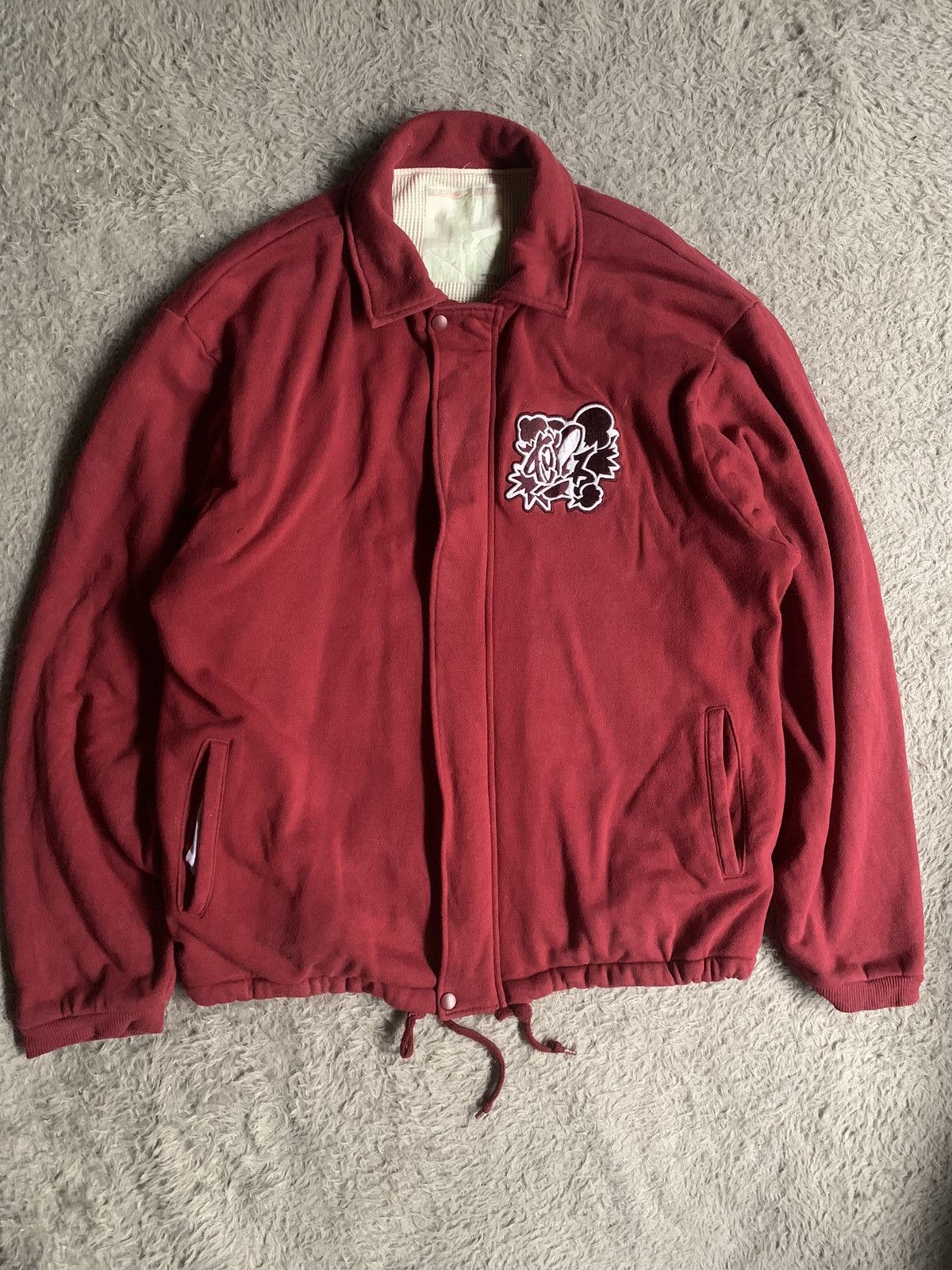 Japanese Brand Vintage Tek One Visual Vandalism Thermal Sweat Zip Jacket Size US XL / EU 56 / 4 - 1 Thumbnail