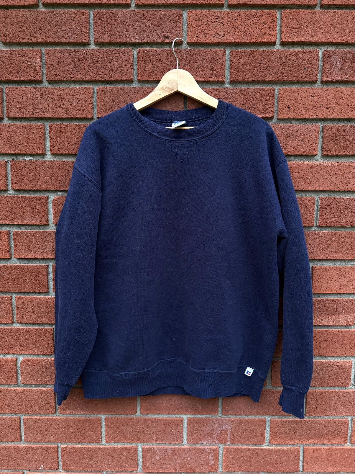 Russell Athletic Vintage Navy Crewneck Sweatshirt Size US L / EU 52-54 / 3 - 1 Thumbnail