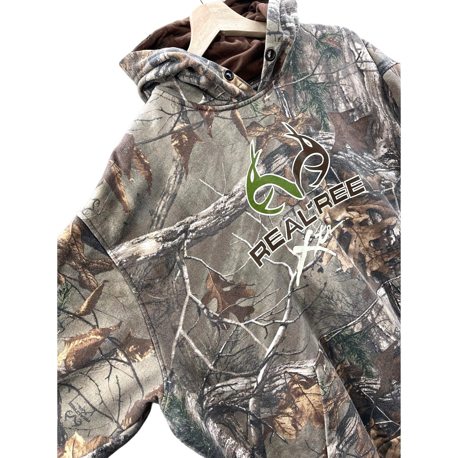 Realtree × Vintage Vintage Realtree Xtra Men's Midweight Camo Hoodie Size US XXL / EU 58 / 5 - 4 Thumbnail