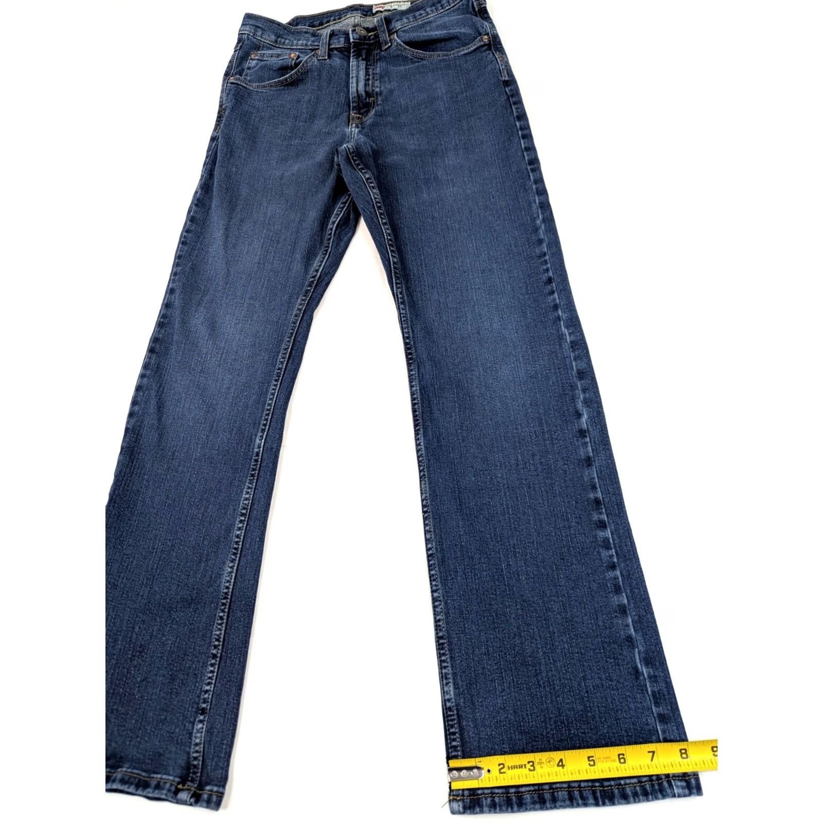 Wrangler Wrangler Jeans Men 29x30 Relaxed Bootcut Blue Denim Stretch Cotton 5-Pocket Size US 29 - 2 Thumbnail