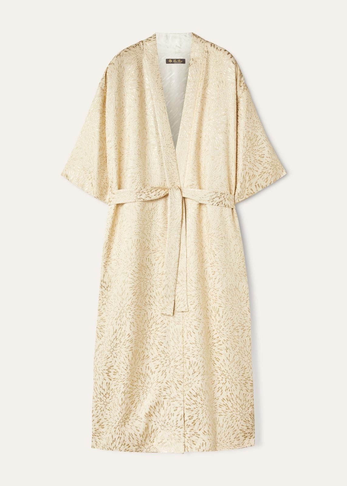 Loro Piana o1srvl11e0525 FAO3435 Silk Maisy Coat in Golden Size S / US 4 / IT 40 - 1 Thumbnail
