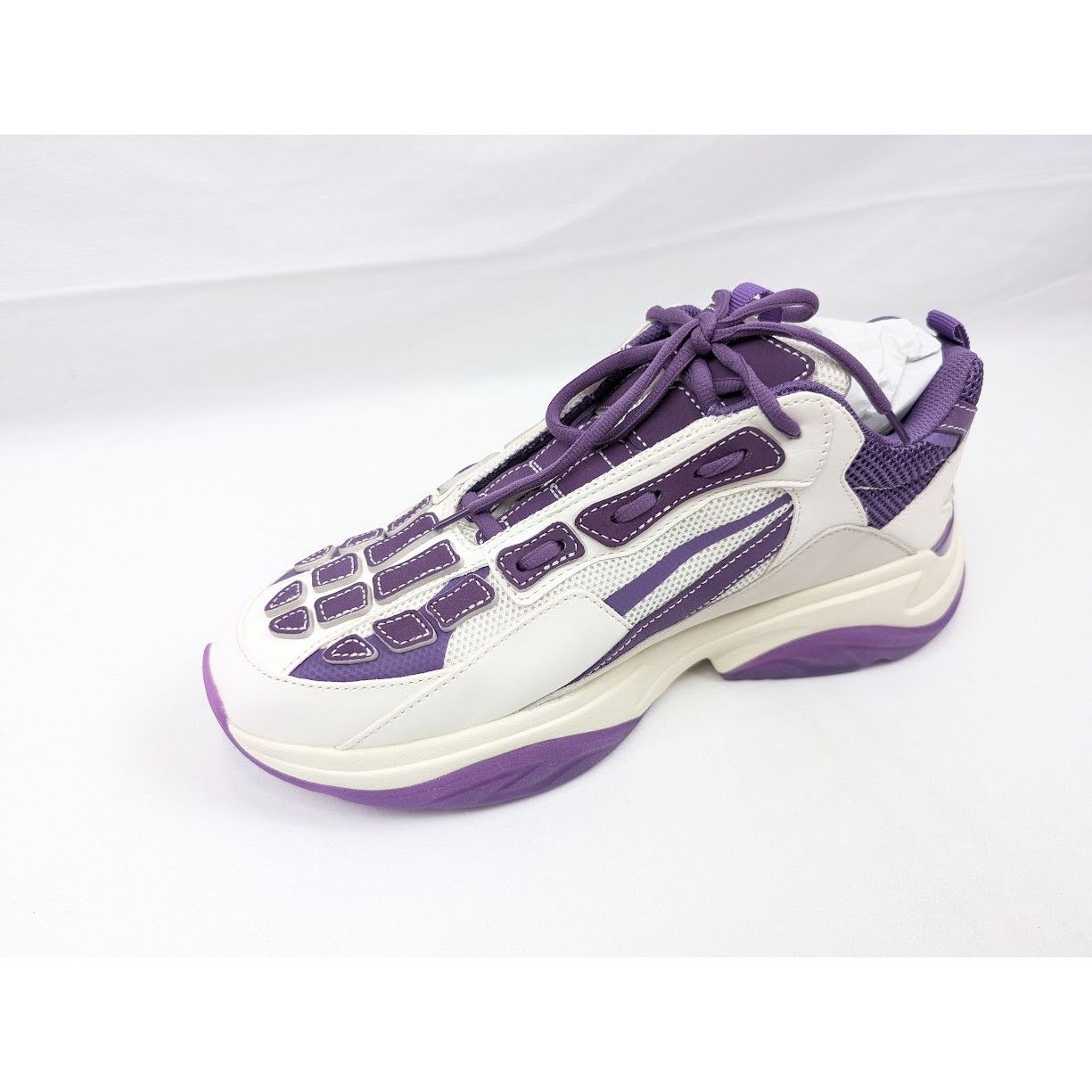 Amiri o1rshd1 Bone Runners in Cream/Purple Size US 12 / EU 45 - 9 Thumbnail