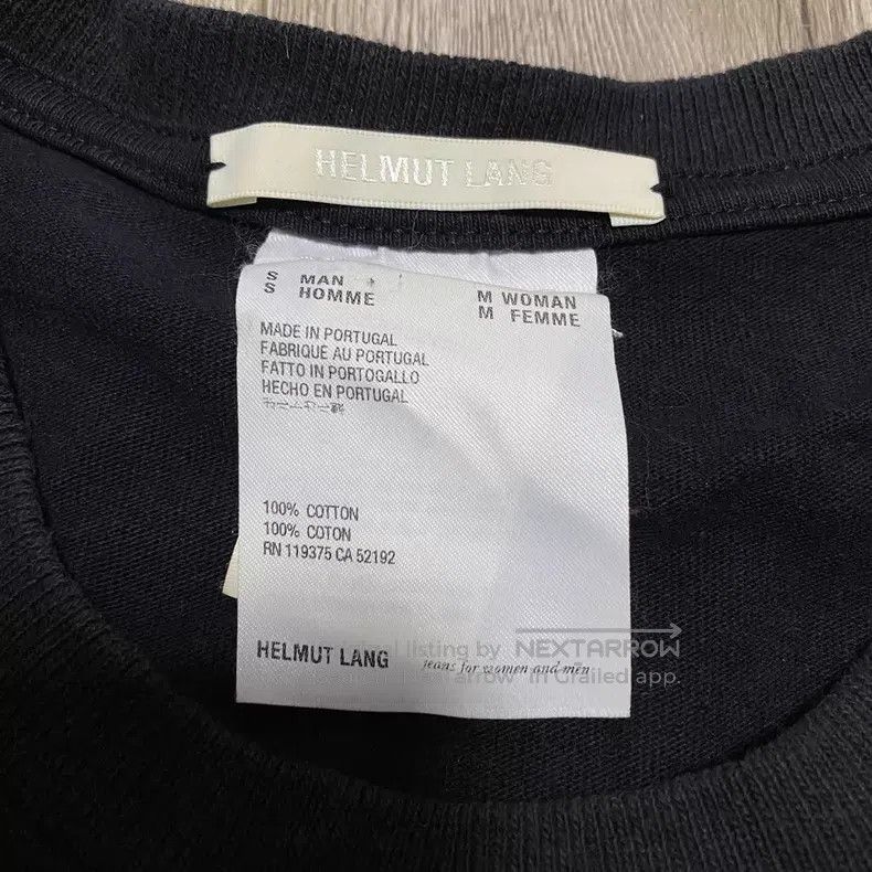 Helmut Lang Helmut Lang Black Short Sleeve T-Shirt Size US M / EU 48-50 / 2 - 2 Thumbnail