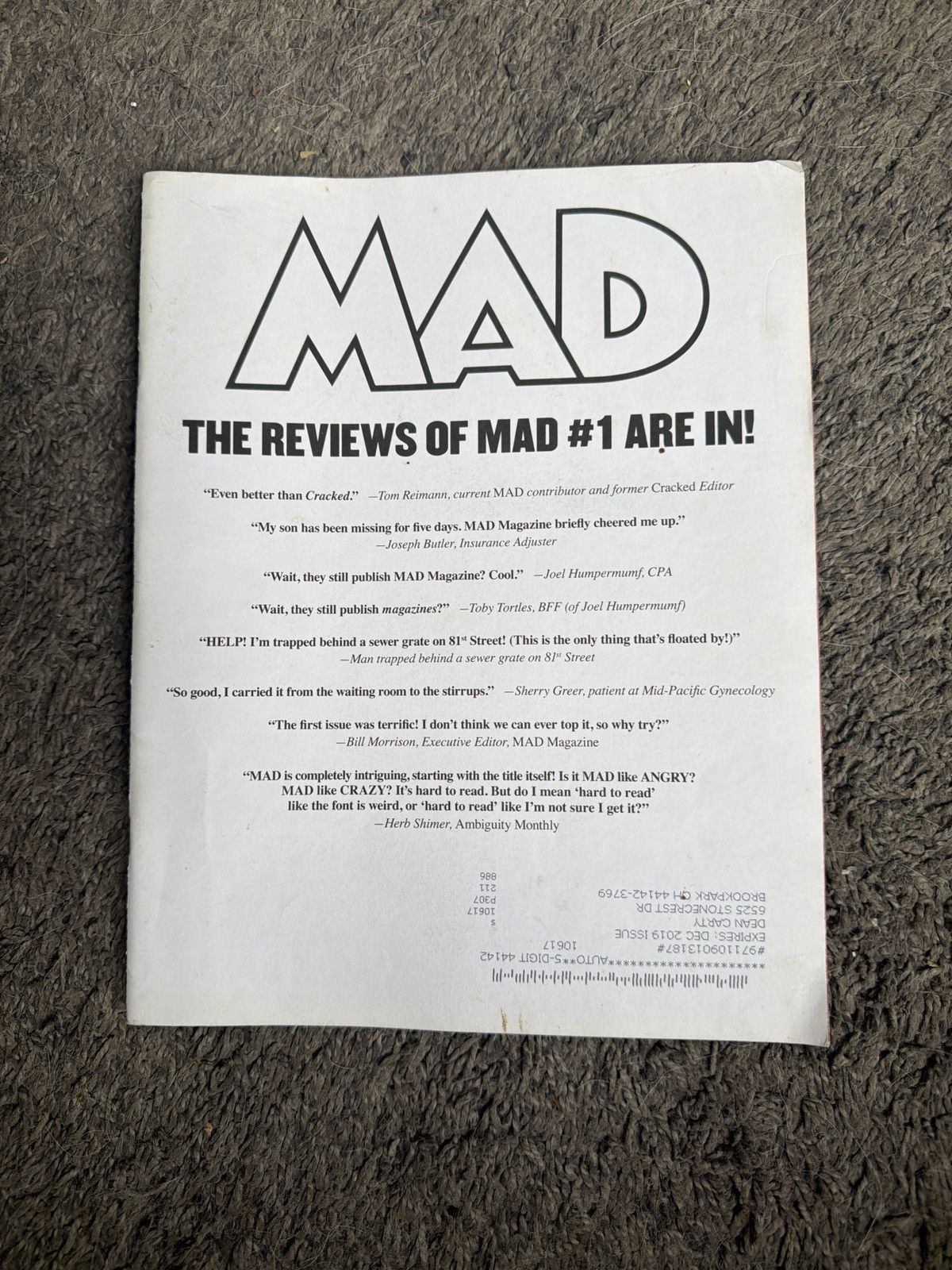 Hypebeast 2018 Mad Magazine No. 2 Size ONE SIZE - 1 Thumbnail