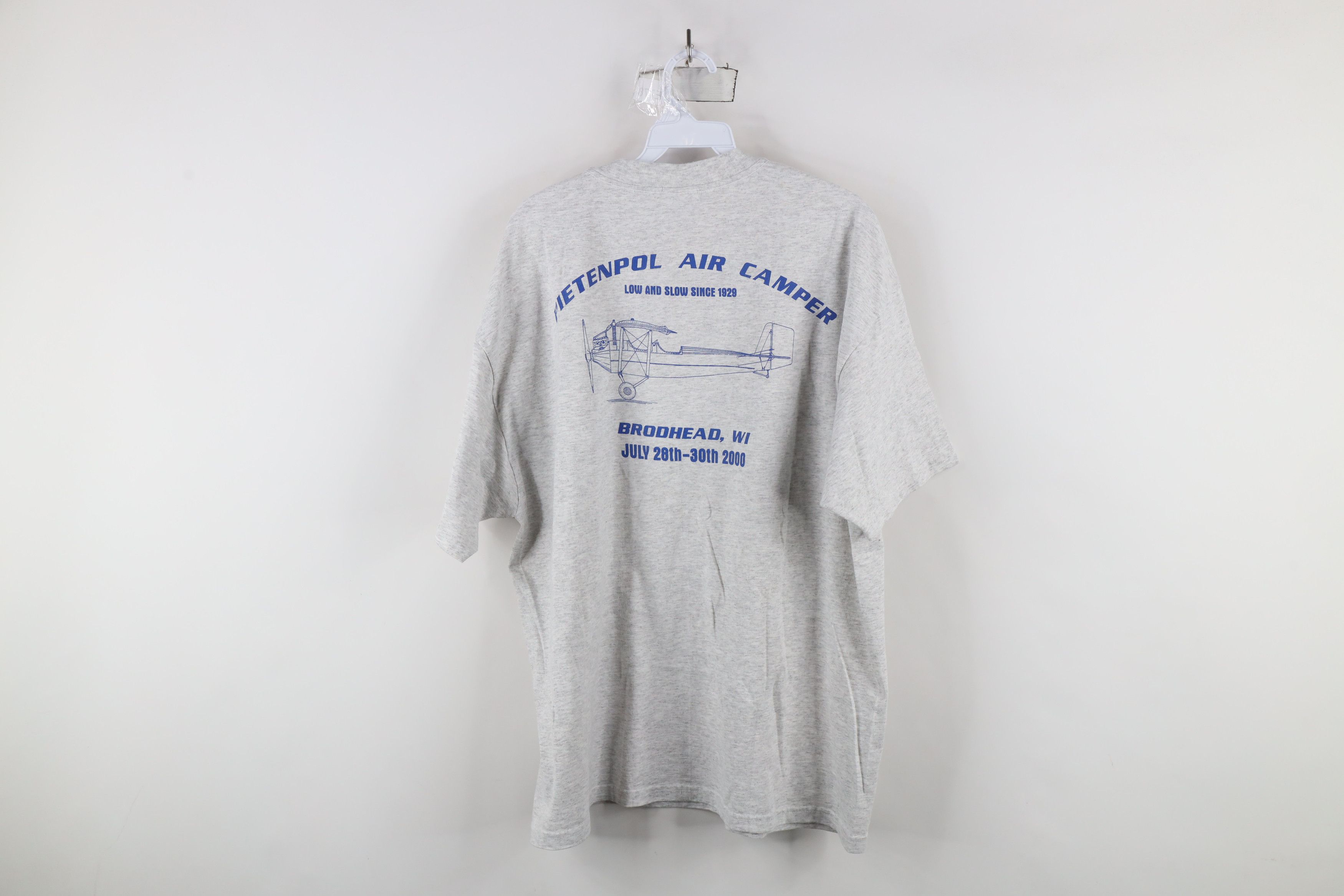 Vintage Vintage 90s Pietenpolo Aircamper Short Sleeve T-shirt Size US XL / EU 56 / 4 - 11 Thumbnail