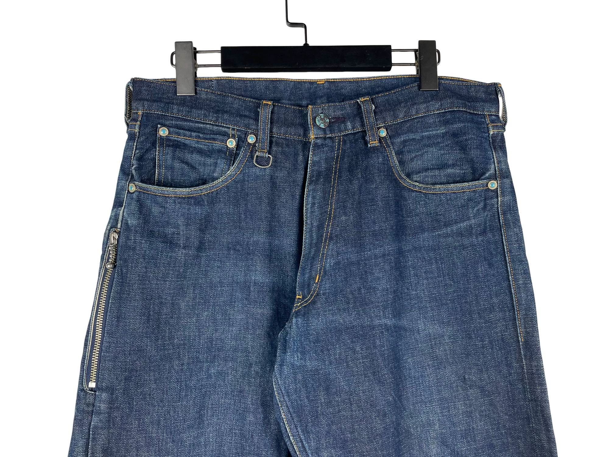 Levi's Levi’s Fenom Turquoise Semi-Shine Jeans Size US 34 / EU 50 - 3 Thumbnail