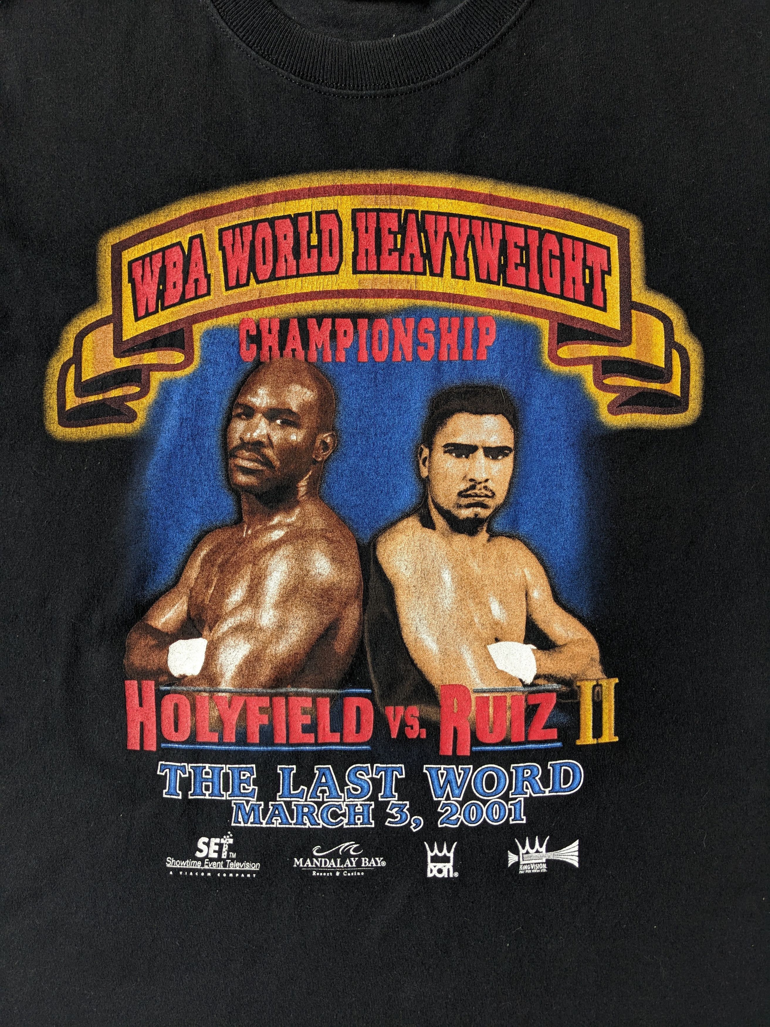 Vintage Vintage 2001 Holyfield vs Ruiz heavyweight Size US M / EU 48-50 / 2 - 2 Thumbnail