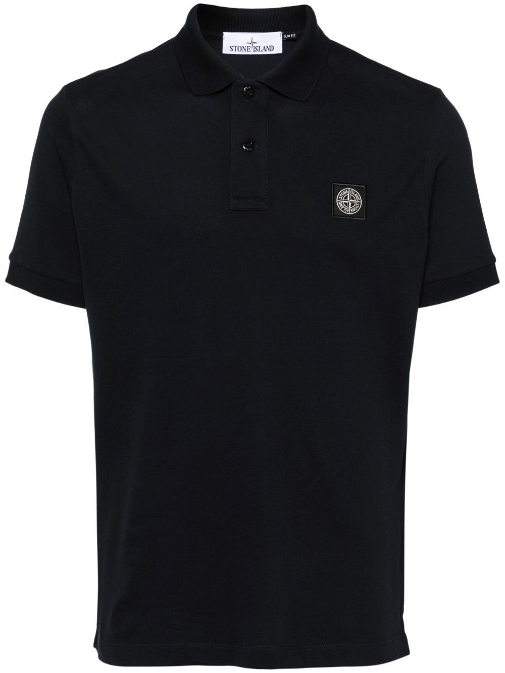 Stone Island LOGO COTTON POLO SHIRT Size US S / EU 44-46 / 1 - 1 Thumbnail
