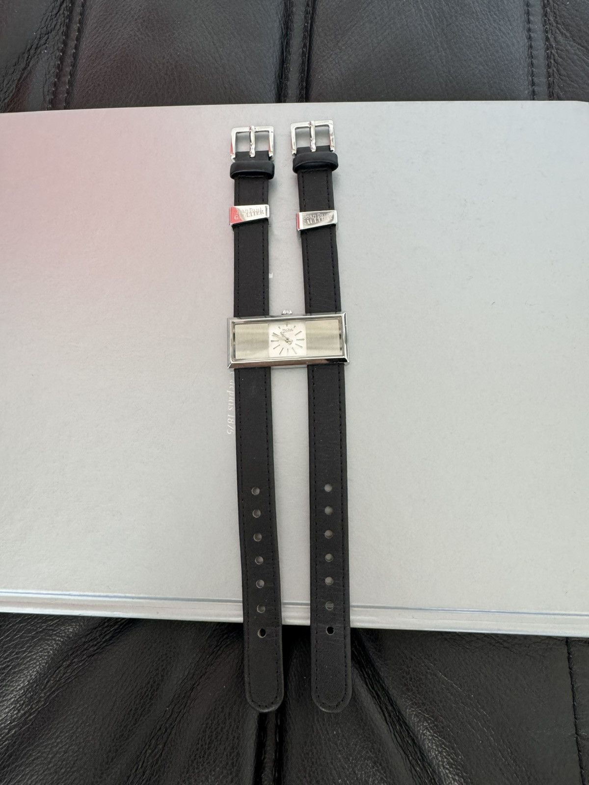 Jean Paul Gaultier Vintage Jean Paul Gaultier Bracelet Watch Double Belt Y2k Size ONE SIZE - 1 Thumbnail