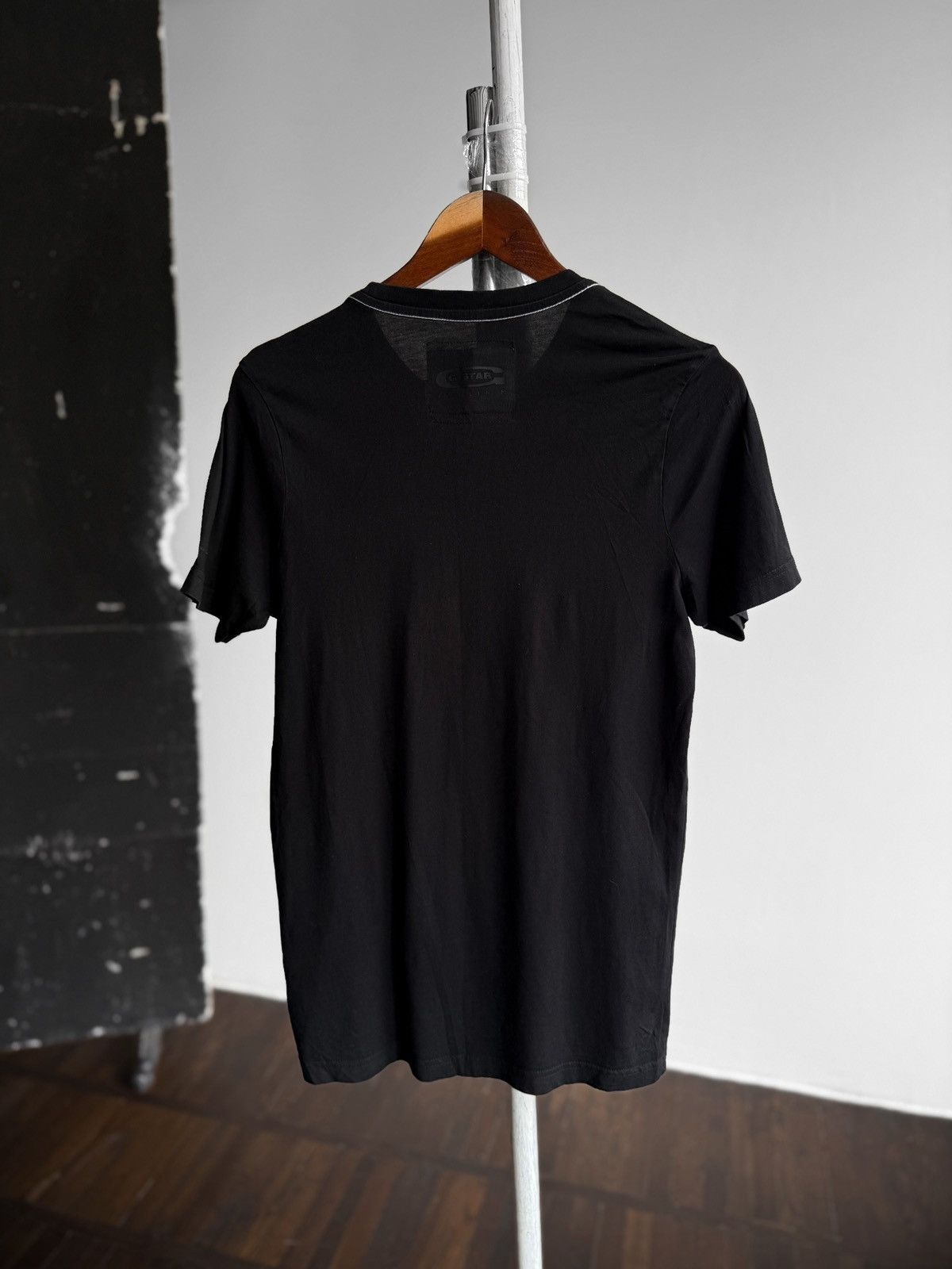 G-Star G-Star Raw Mens Black DNM 3301 Big Logo Graphic T-Shirt Size US M / EU 48-50 / 2 - 3 Thumbnail