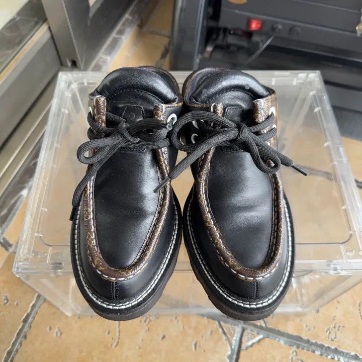 Louis Vuitton Louis Vuitton Beaubourg Black Slip-On Shoes -2508 Size US 7 / IT 37 - 2 Thumbnail
