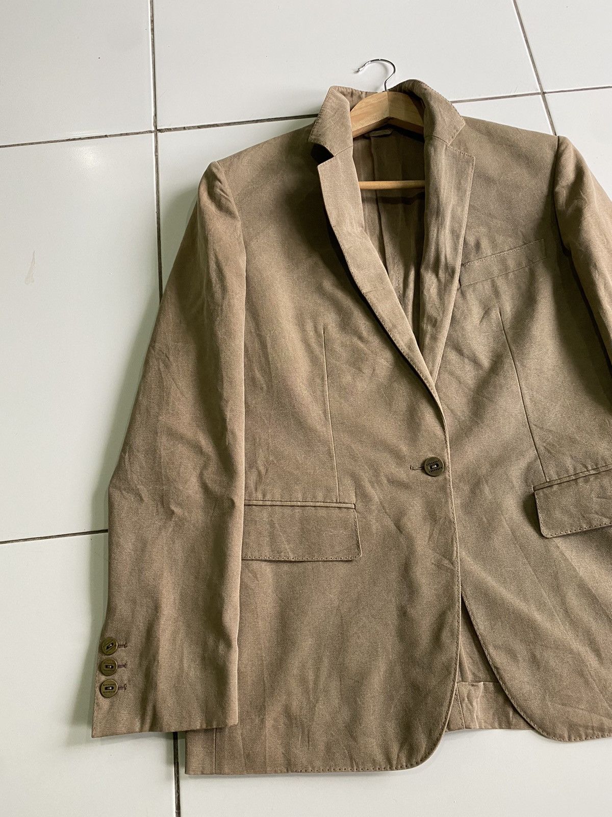 Burberry Vintage 80s Burberry Coat cotton Made in itali Size M / US 6-8 / IT 42-44 - 2 Thumbnail