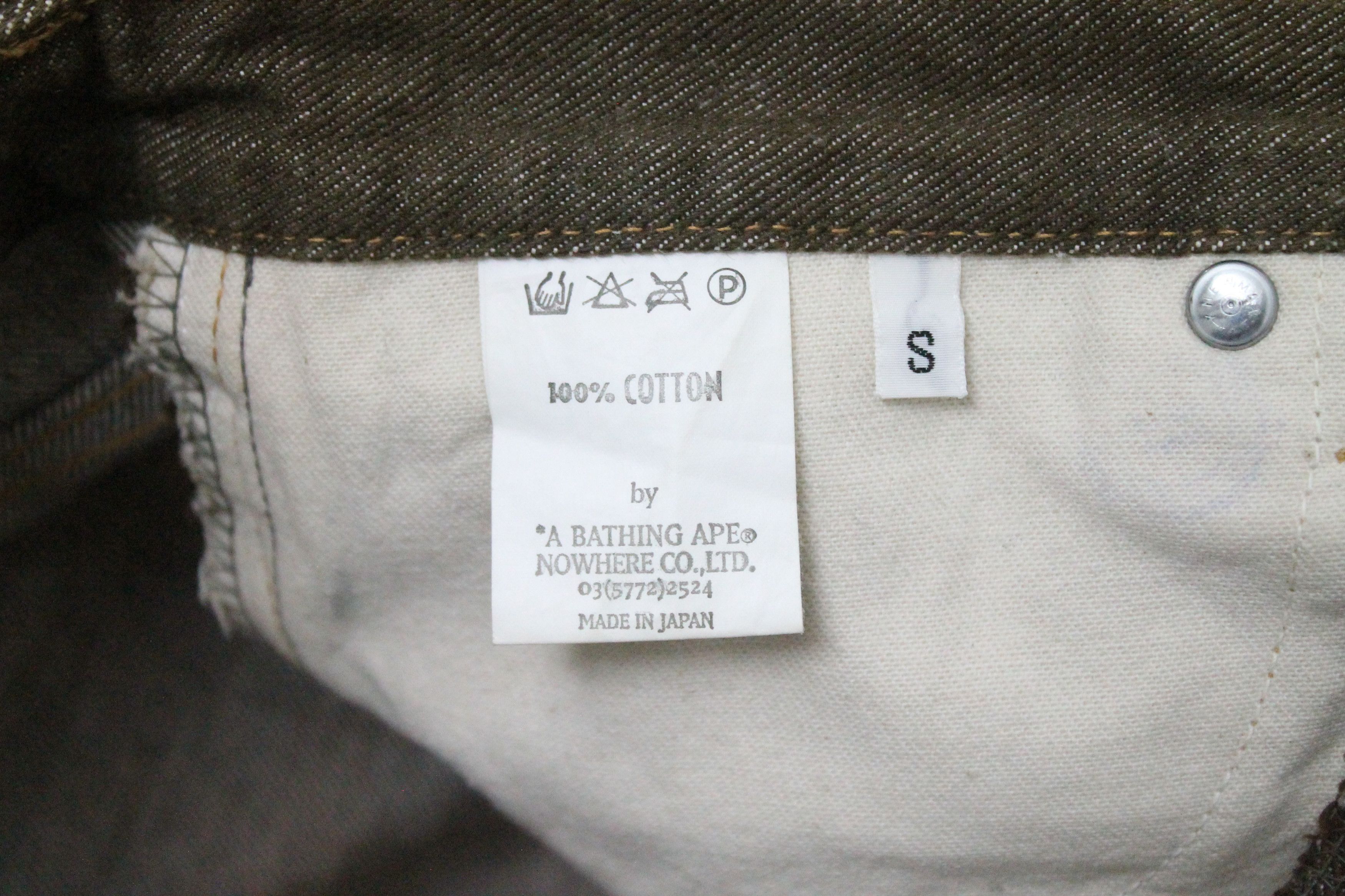 Bape Vintage A BATHING APE BAPE Selvedge Jeans size 29. Size US 29 - 12 Thumbnail