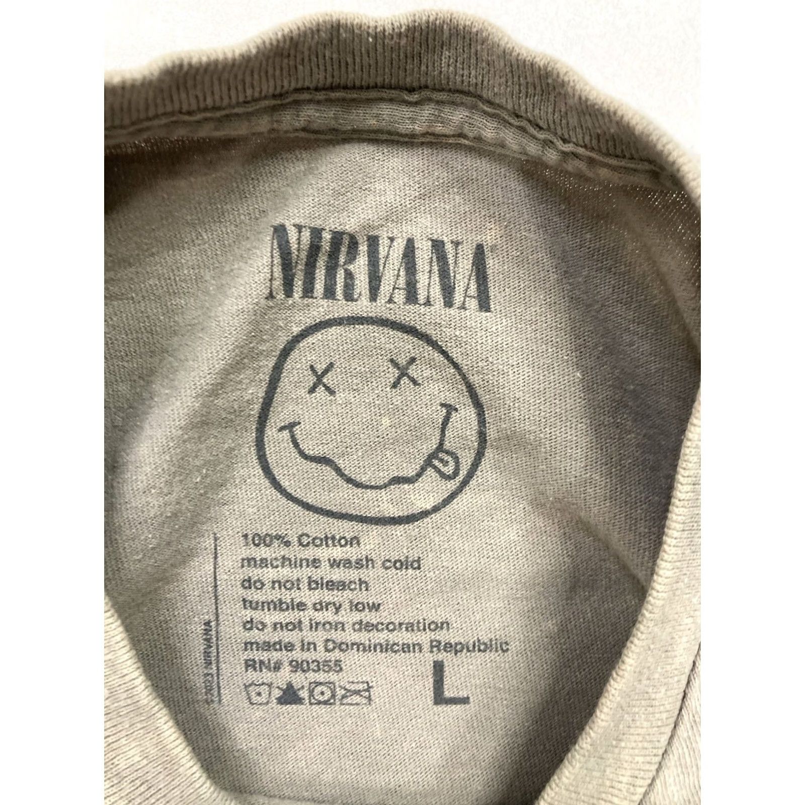 Etro Nirvana T-Shirt Men L Beige Graphic Print Crew Neck Short Sleeve Logo 100% Authentic Vintage? Size US L / EU 52-54 / 3 - 4 Thumbnail