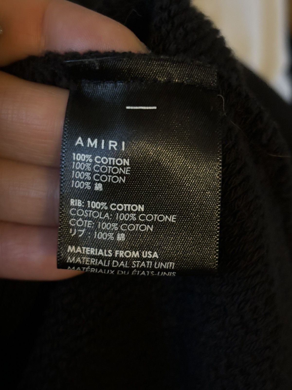 Amiri Amiri Removable Hood Hoodie Size US L / EU 52-54 / 3 - 12 Thumbnail