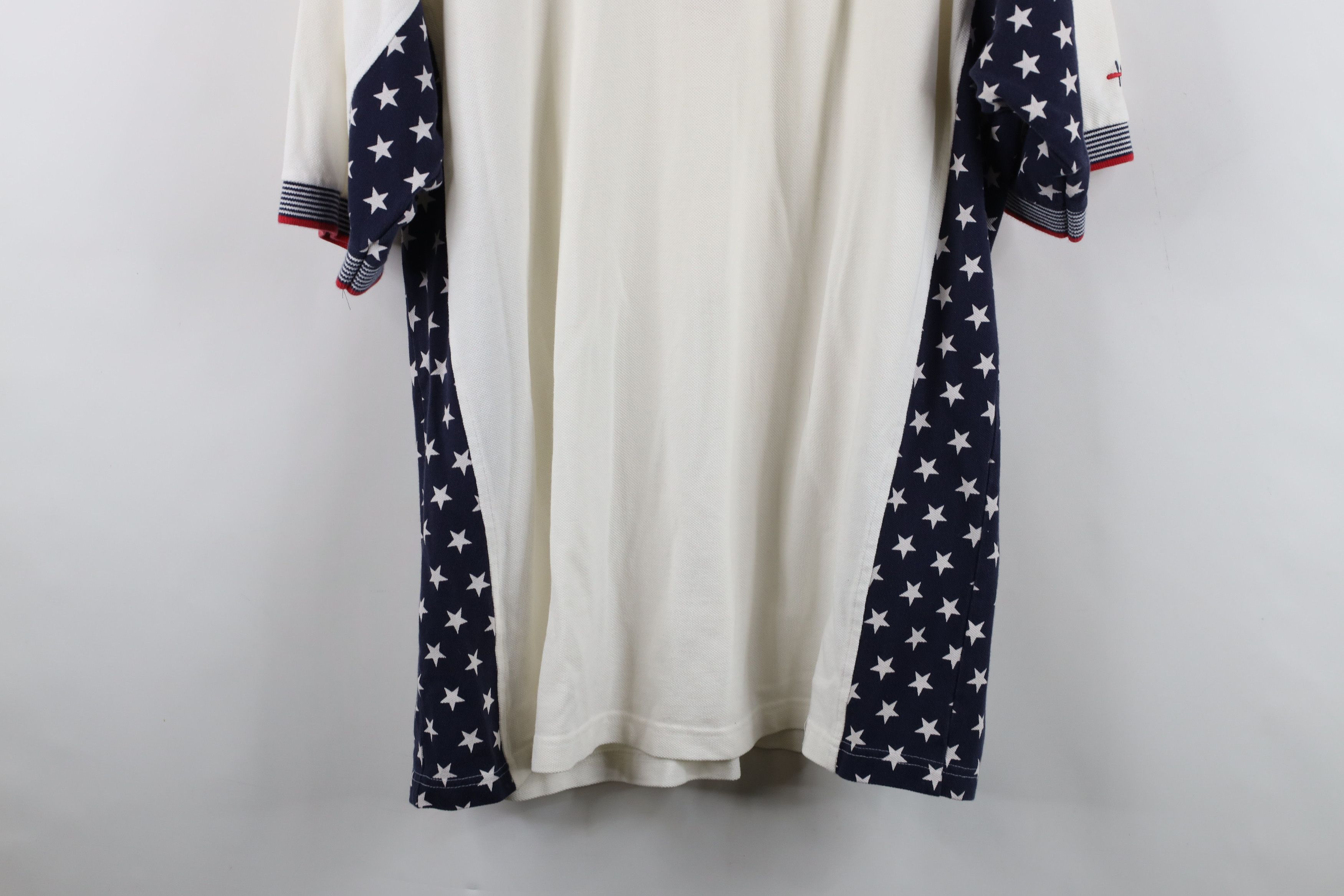 Vintage Vintage 90s Cleveland Indians Baseball USA Flag Polo Shirt Size US XL / EU 56 / 4 - 14 Thumbnail