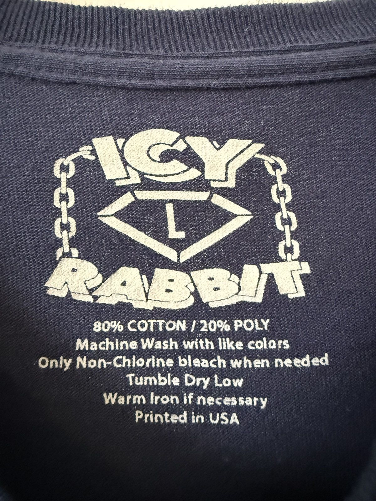 Icy Rabbit Icy "Scale" Rabbit Tee - Navy Blue Size US L / EU 52-54 / 3 - 3 Thumbnail