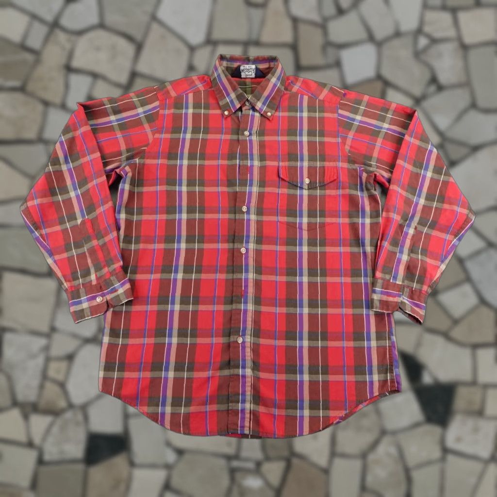 Vintage VINTAGE Woolrich Shirt Mens M Red Plaid Button-Up 90s Outdoor Casual Workwear Size US M / EU 48-50 / 2 - 1 Thumbnail